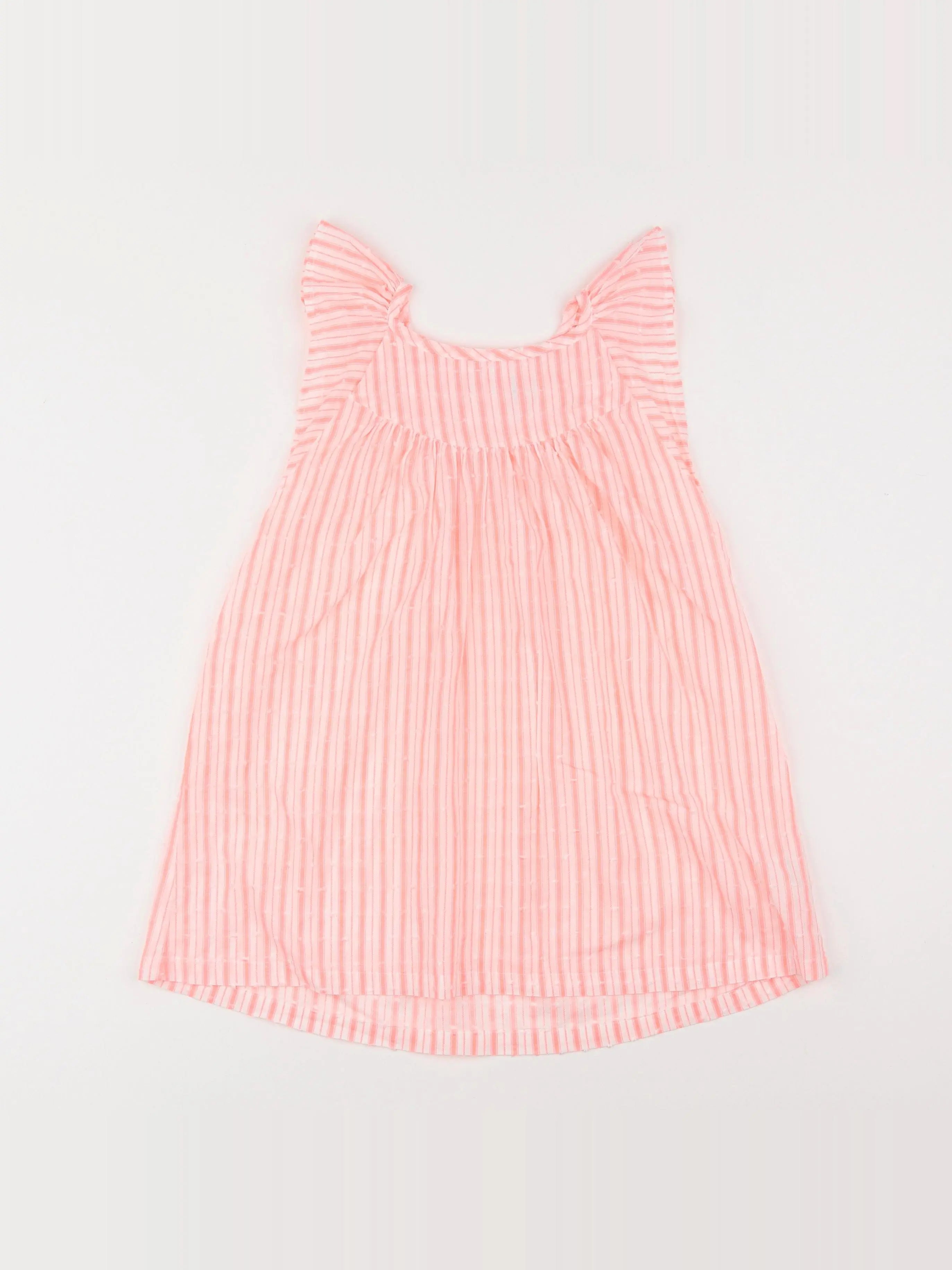 Bonheur du jour - blouse rose fluo - 10 ans