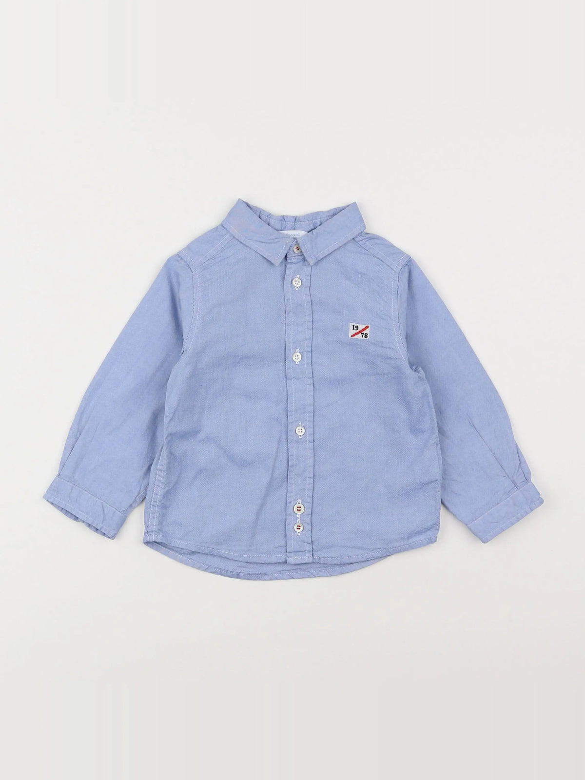 Jacadi - chemise bleu - 18 mois