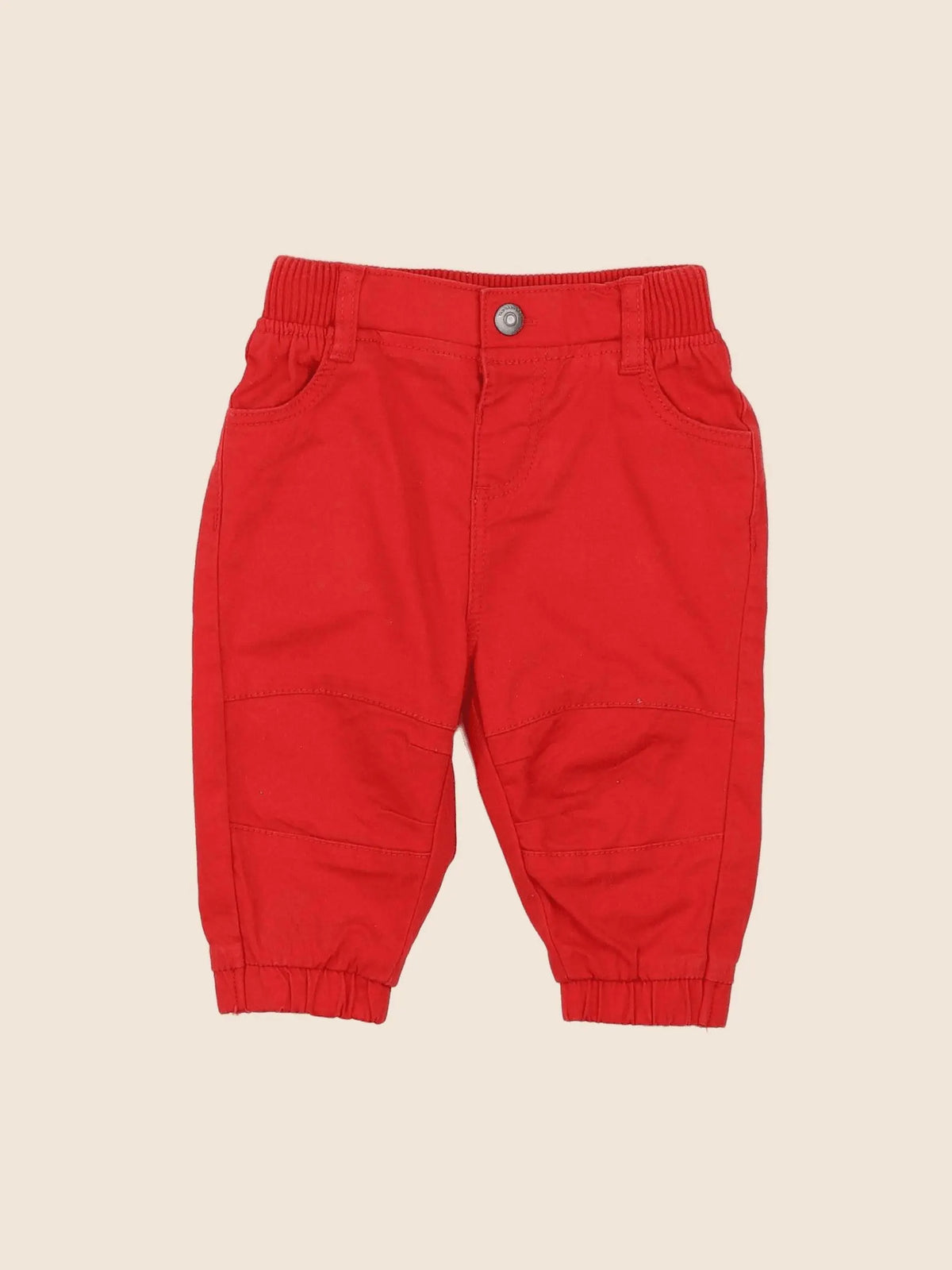 Tape à l'oeil - pantalon rouge - 6 mois