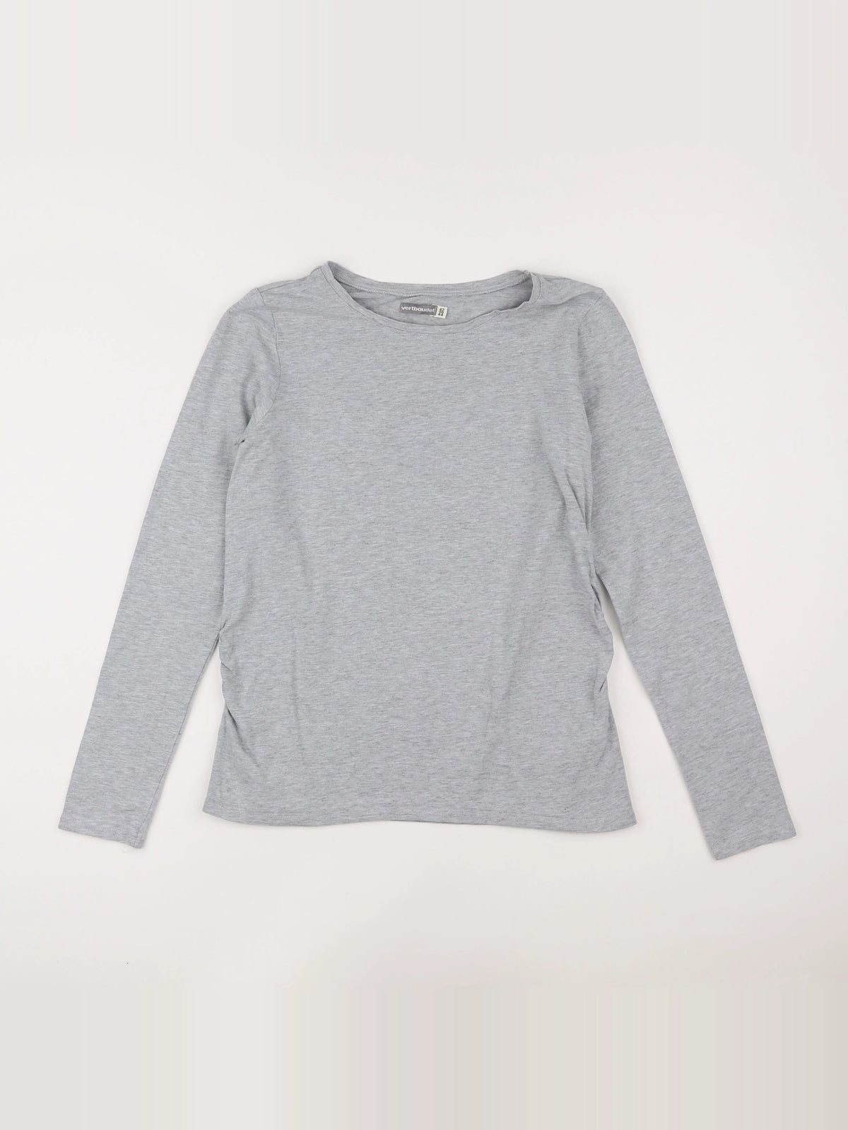 Vertbaudet - tee-shirt grossesse gris - 42 à 44