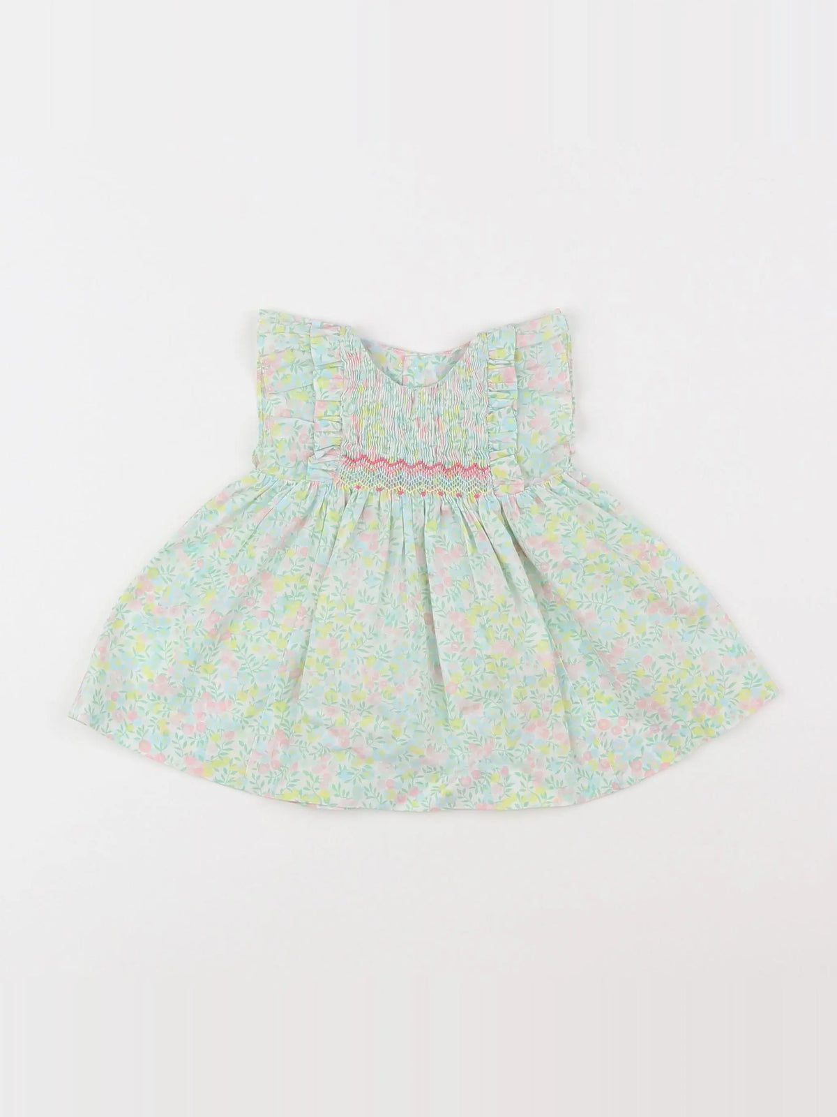 Jacadi - robe liberty multicolore - 1 mois