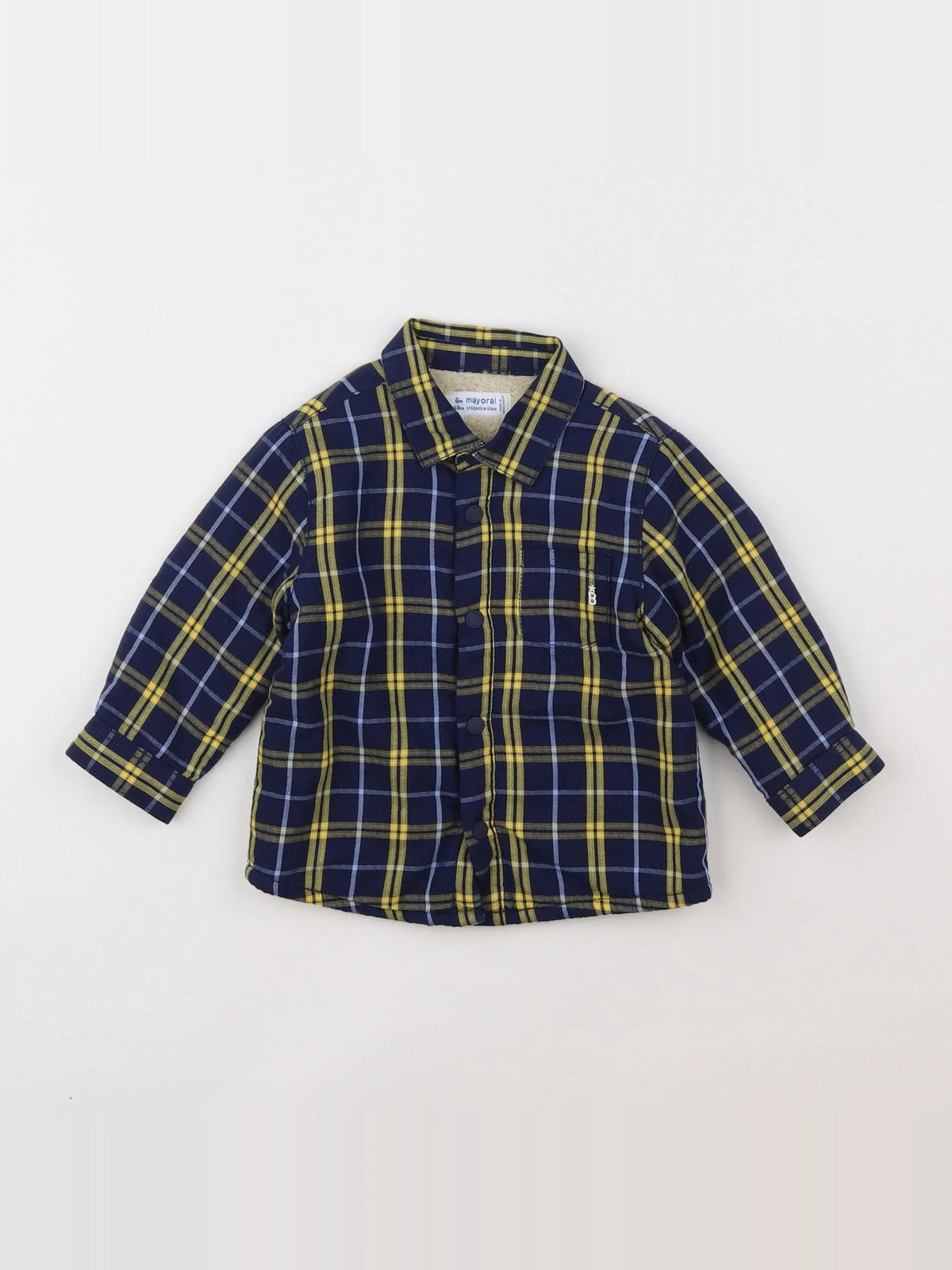 Mayoral - chemise multicolore - 6 mois