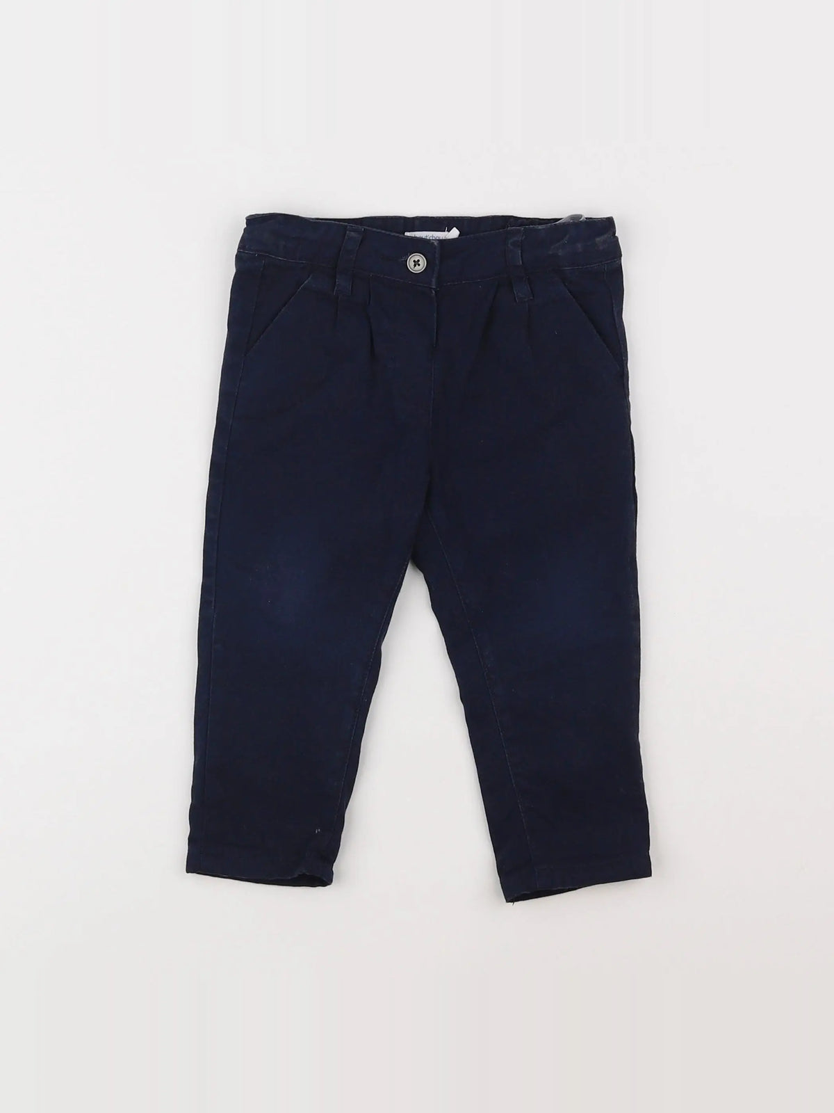 Boutchou - pantalon bleu - 12 mois