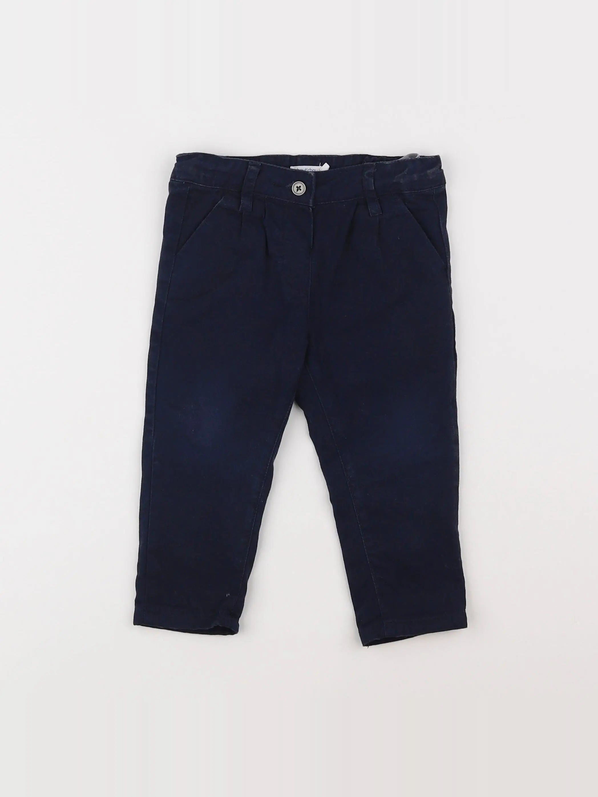 Boutchou - pantalon bleu - 12 mois