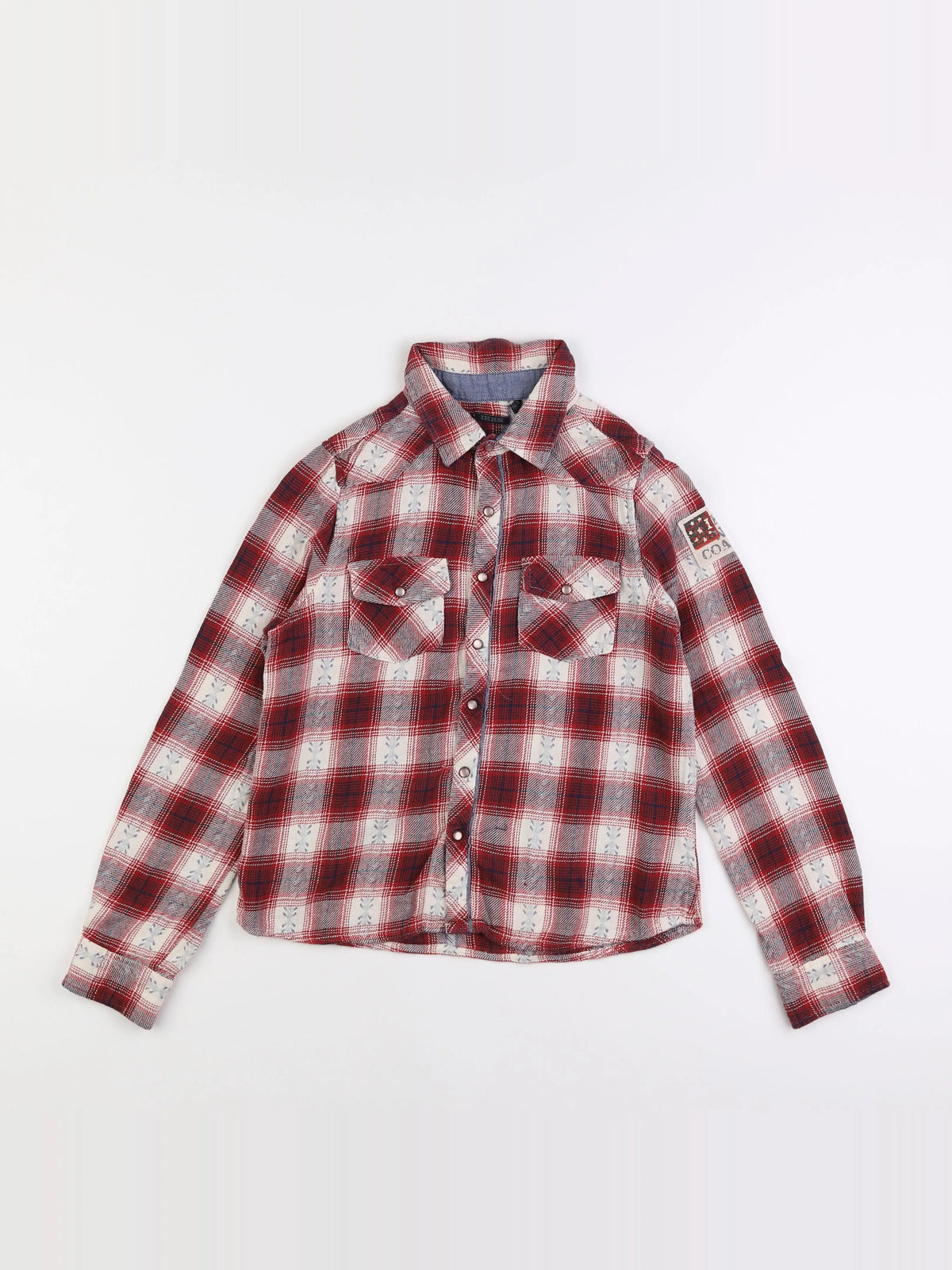 IKKS - chemise rouge - 12 ans