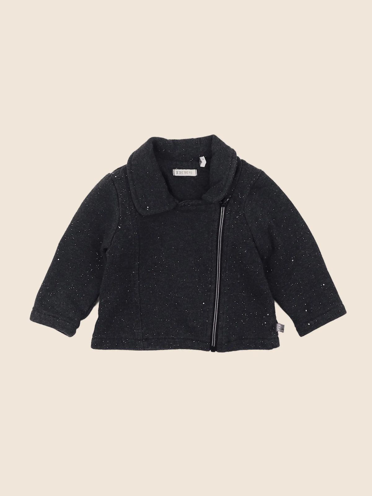 IKKS - veste imprimé au dos gris - 12 mois