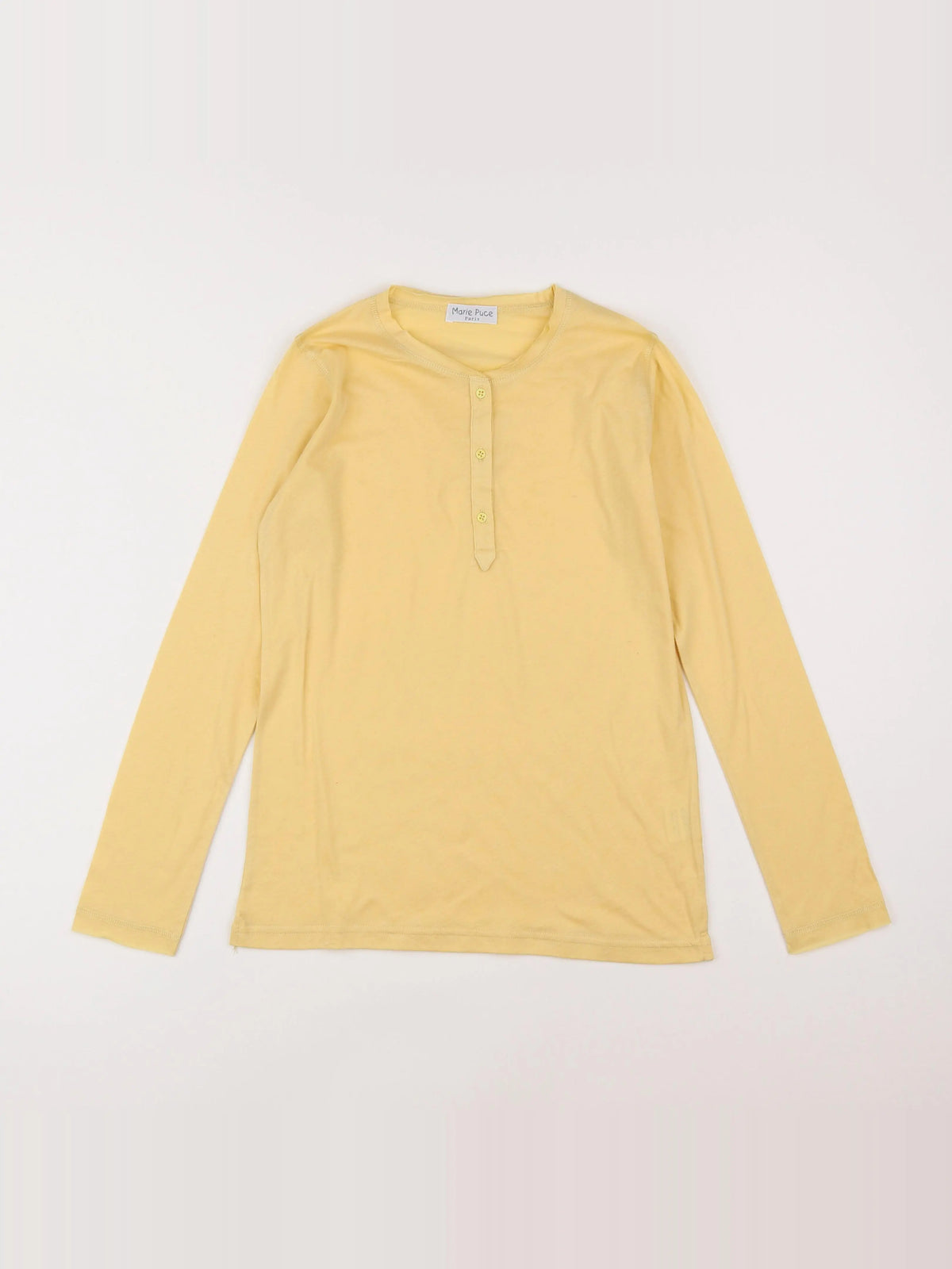 Marie Puce - tee-shirt jaune - 10 ans