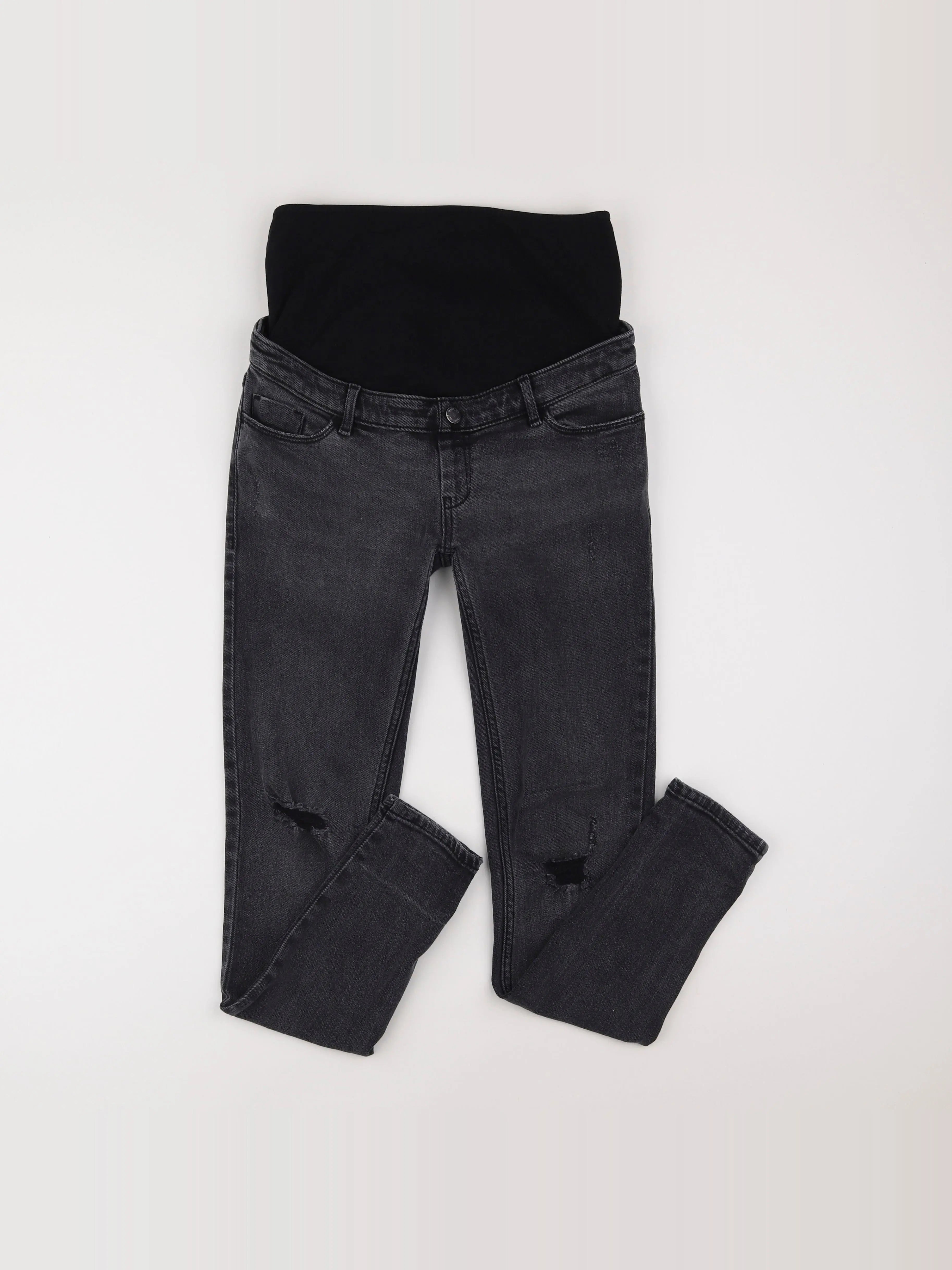 Kiabi - jean grossesse gris - 36