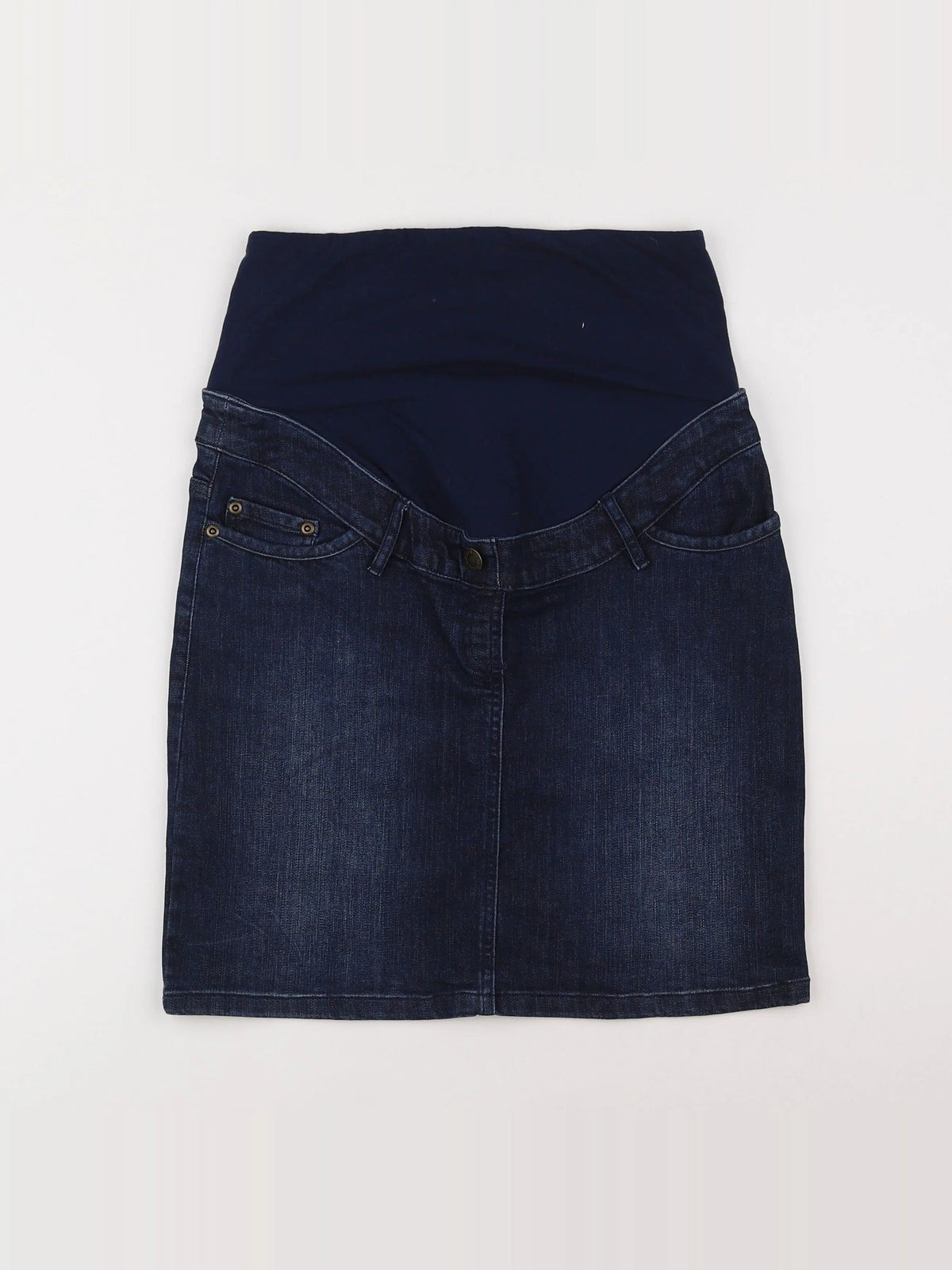 Vertbaudet - jupe grossesse bleu - 36