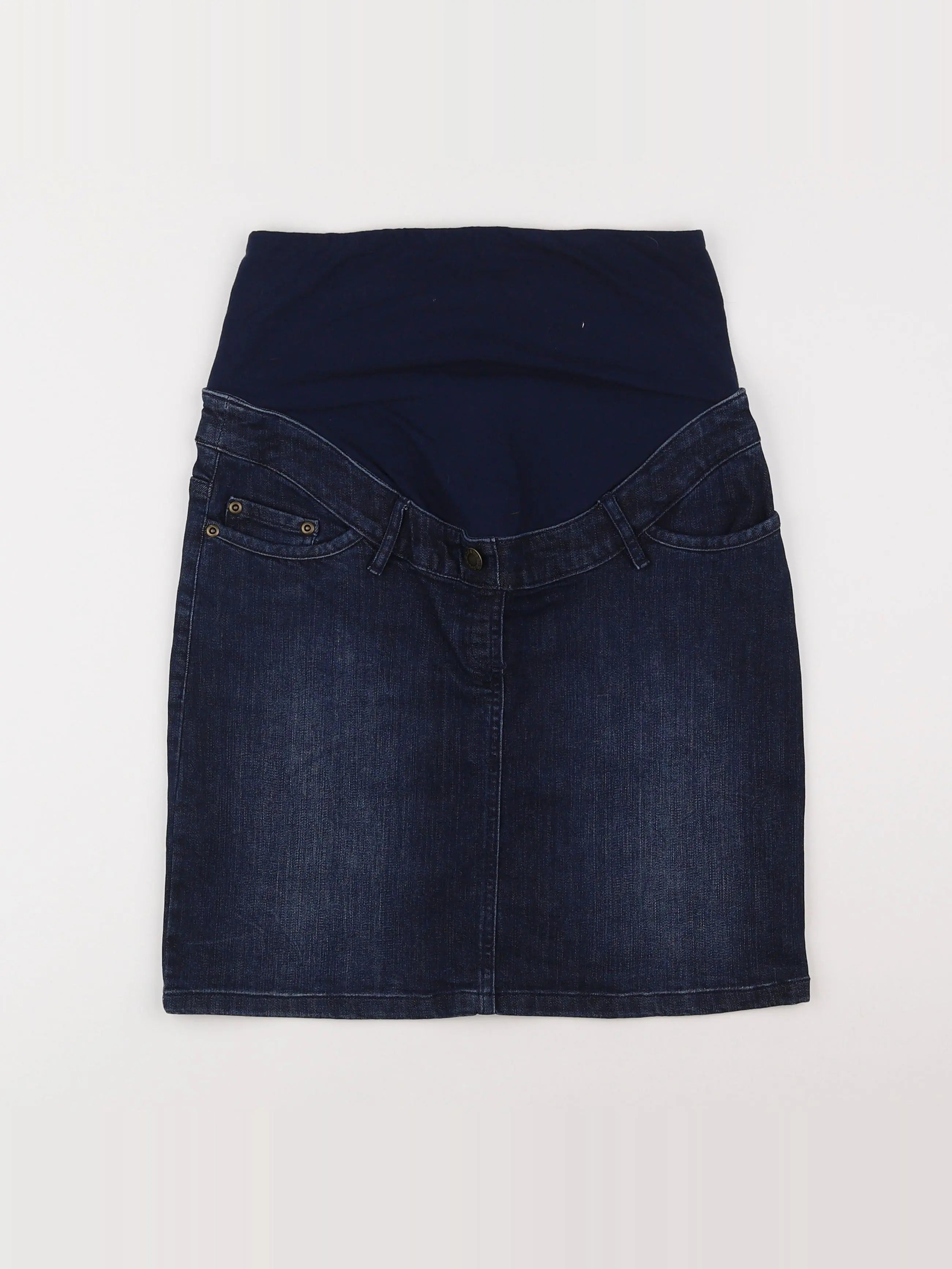 Vertbaudet - jupe grossesse bleu - 36