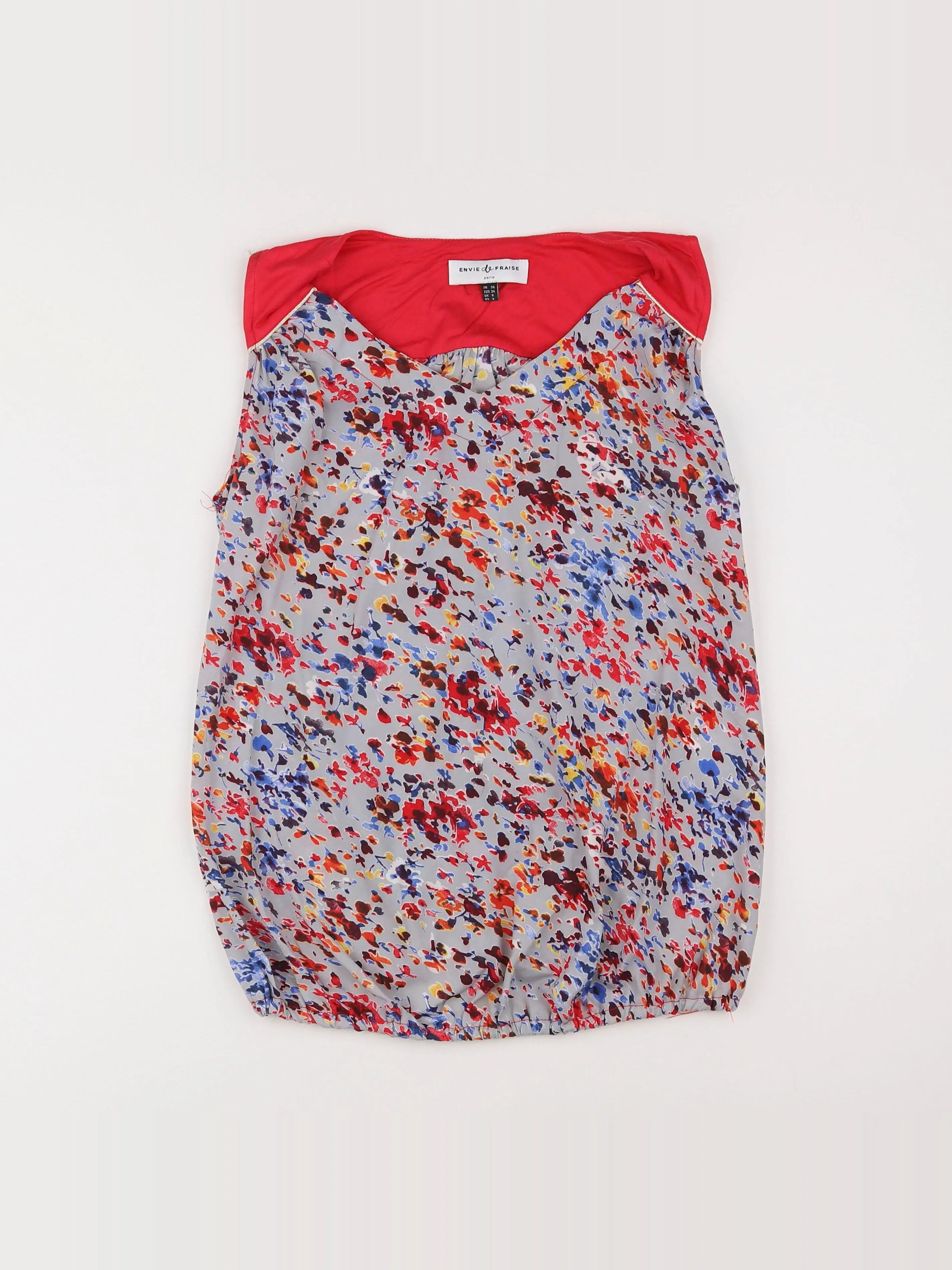 Envie de fraise - blouse grossesse rose, gris - 36