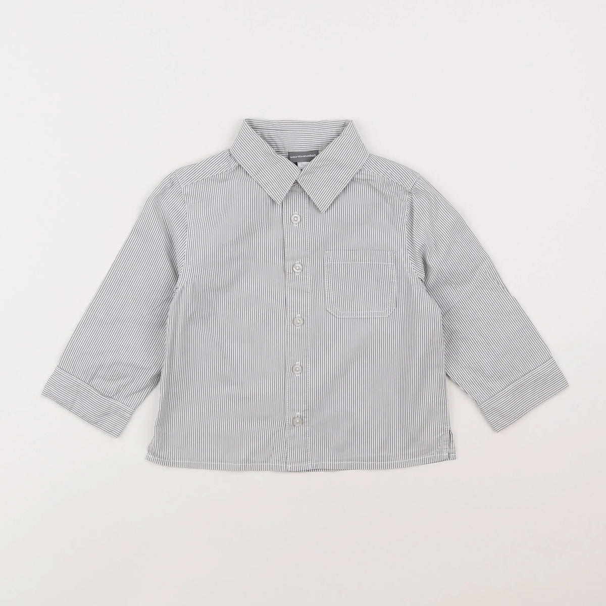 Vertbaudet - chemise gris - 2 ans