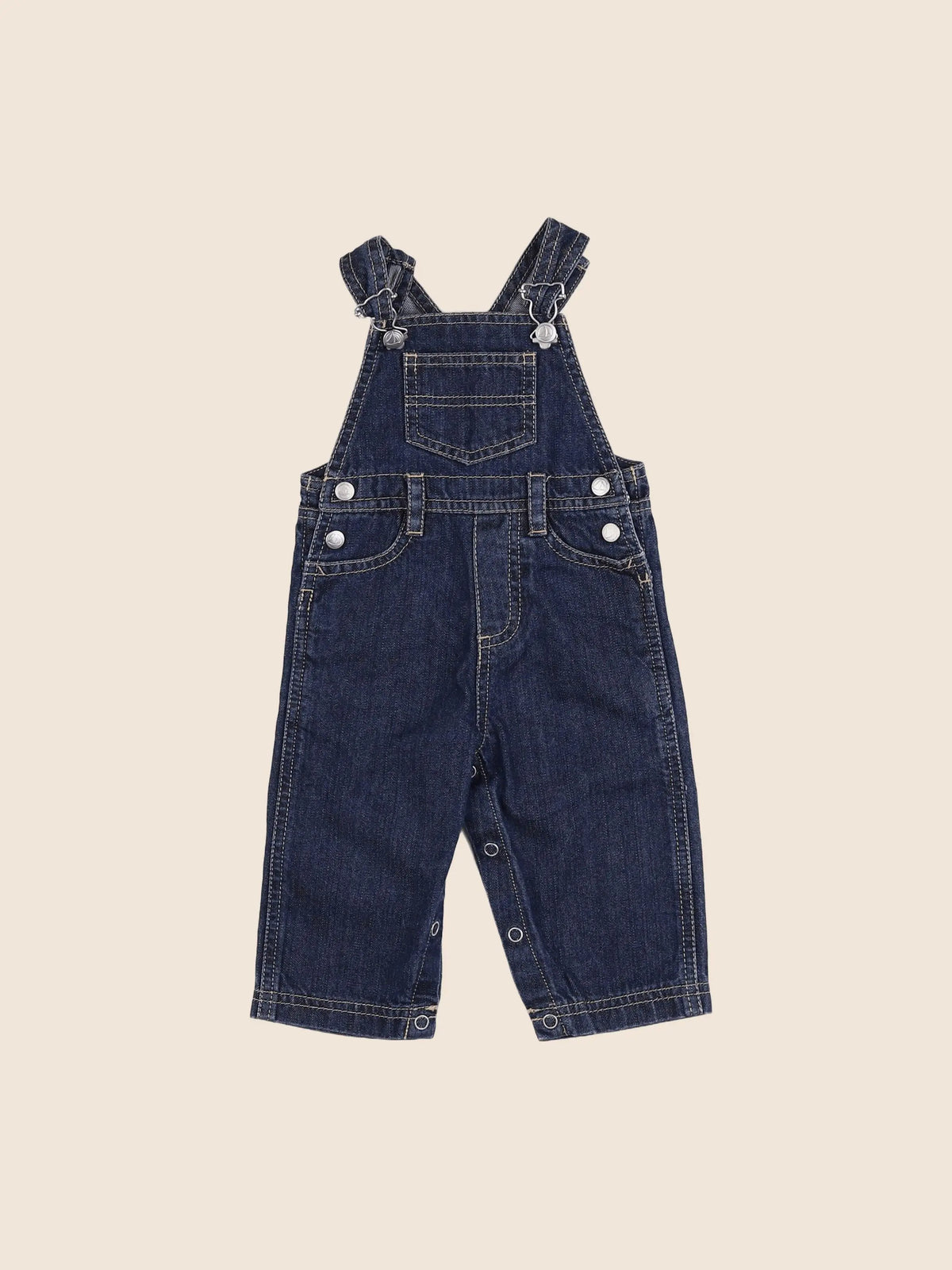 Petit Bateau - salopette bleu - 6 mois