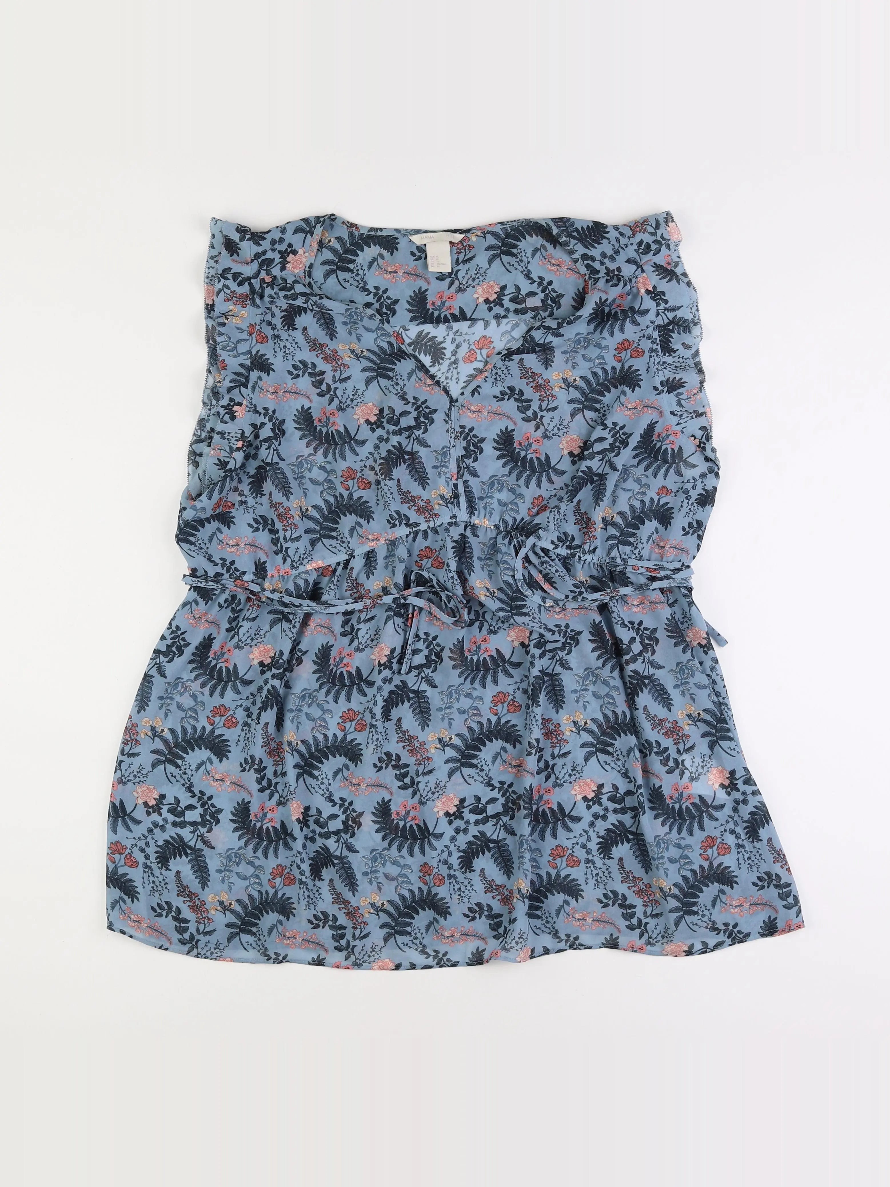 H&M - blouse grossesse bleu - 48 à 50