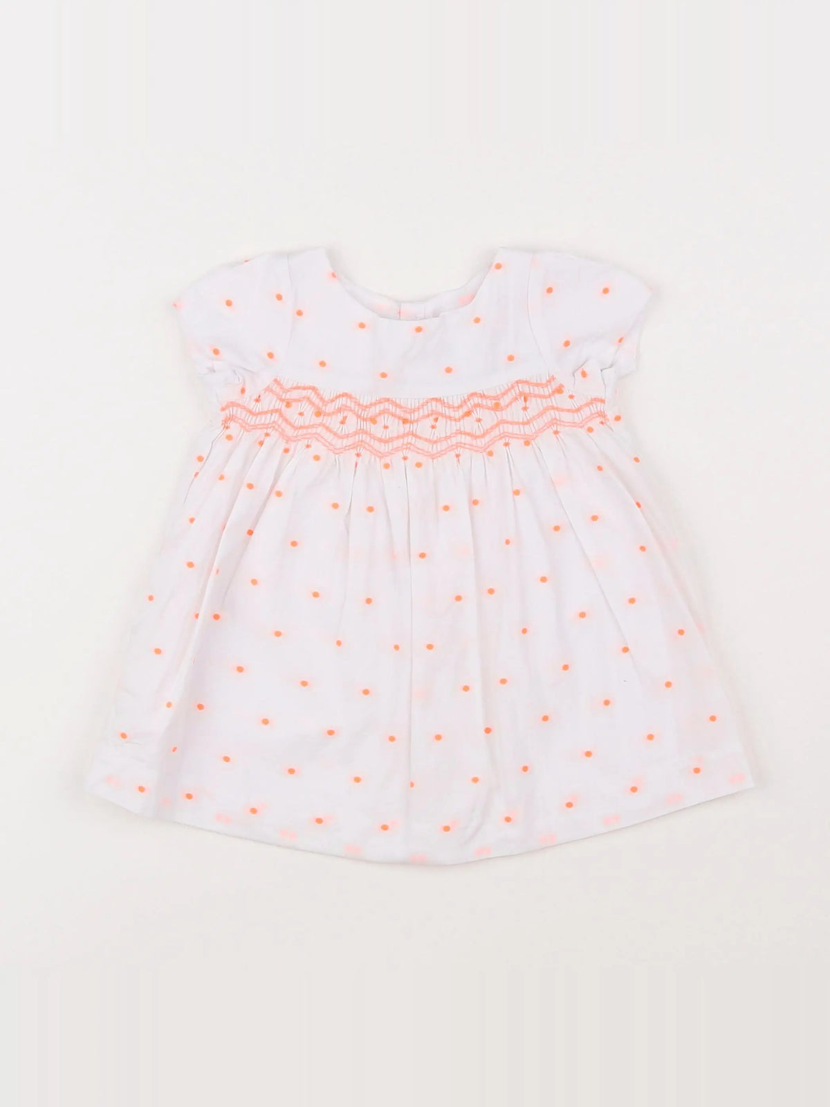 Jacadi - robe blanc - 6 mois