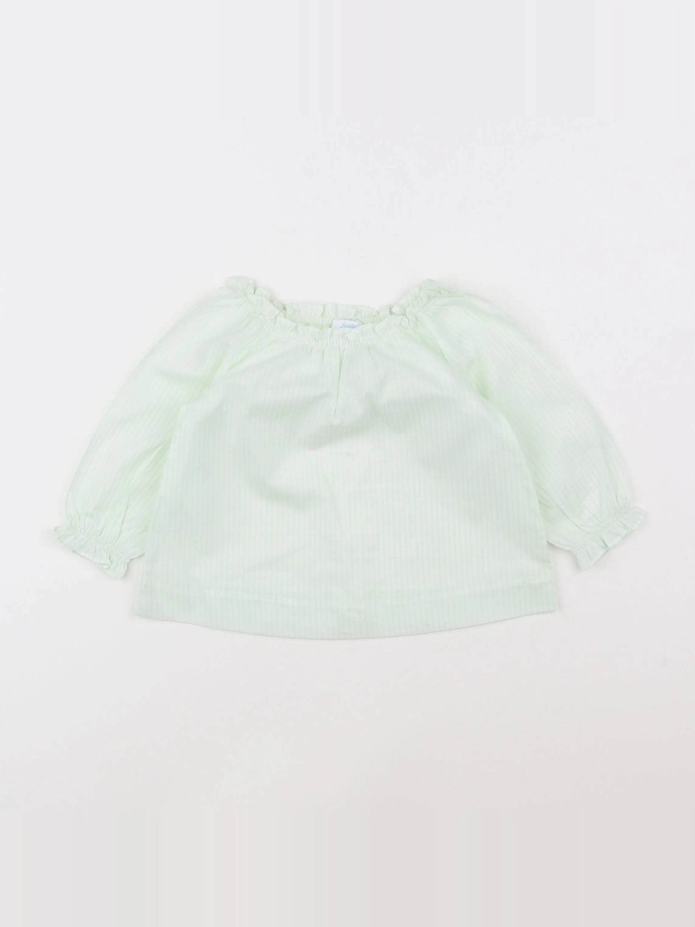 Jacadi - blouse vert - 6 mois