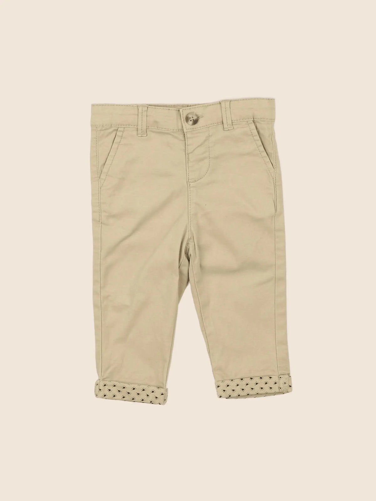 Tape à l'oeil - pantalon beige - 6 mois
