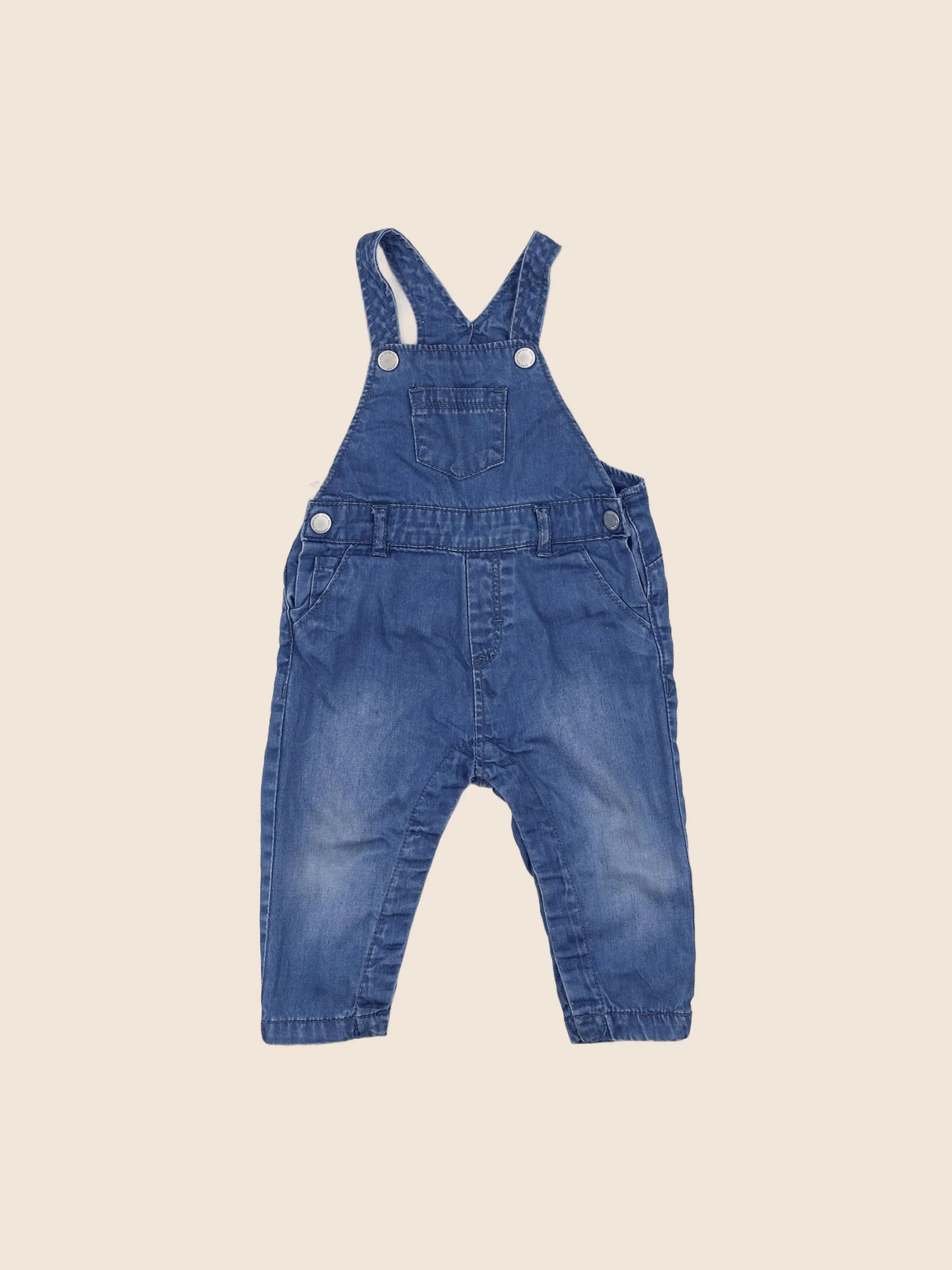 Zara - salopette bleu - 6 mois