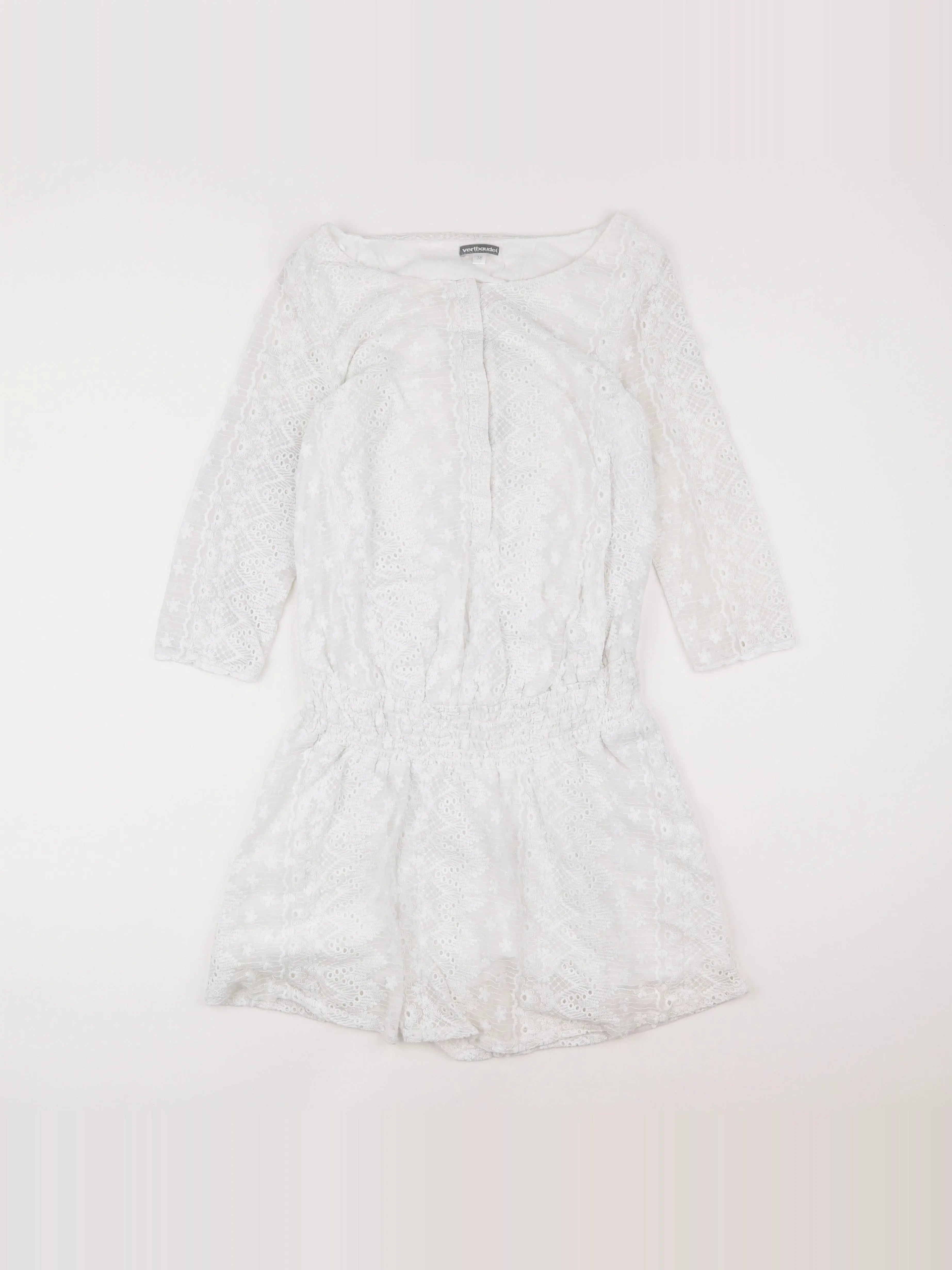 Vertbaudet - robe grossesse blanc - 38
