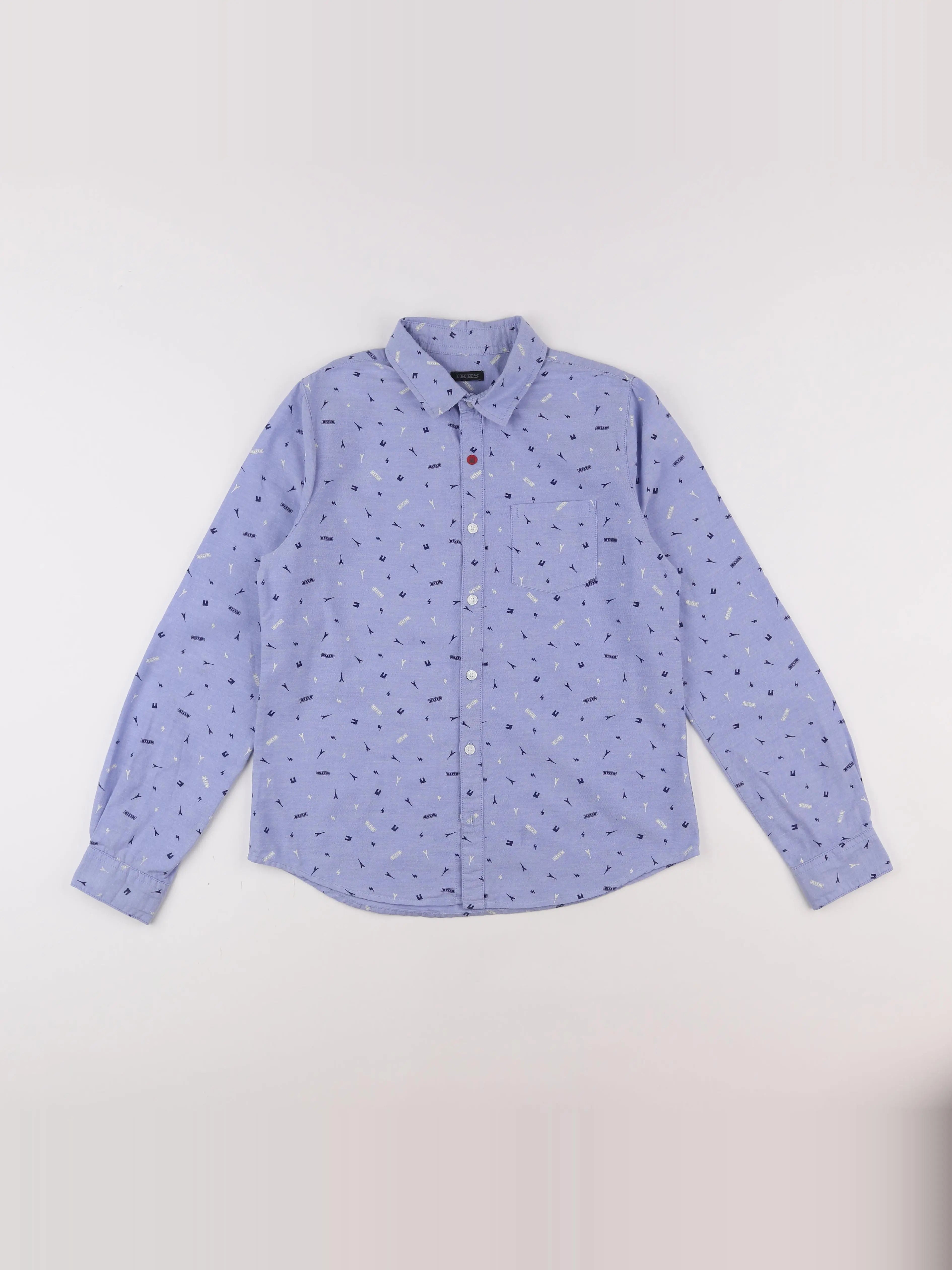IKKS - chemise bleu - 12 ans