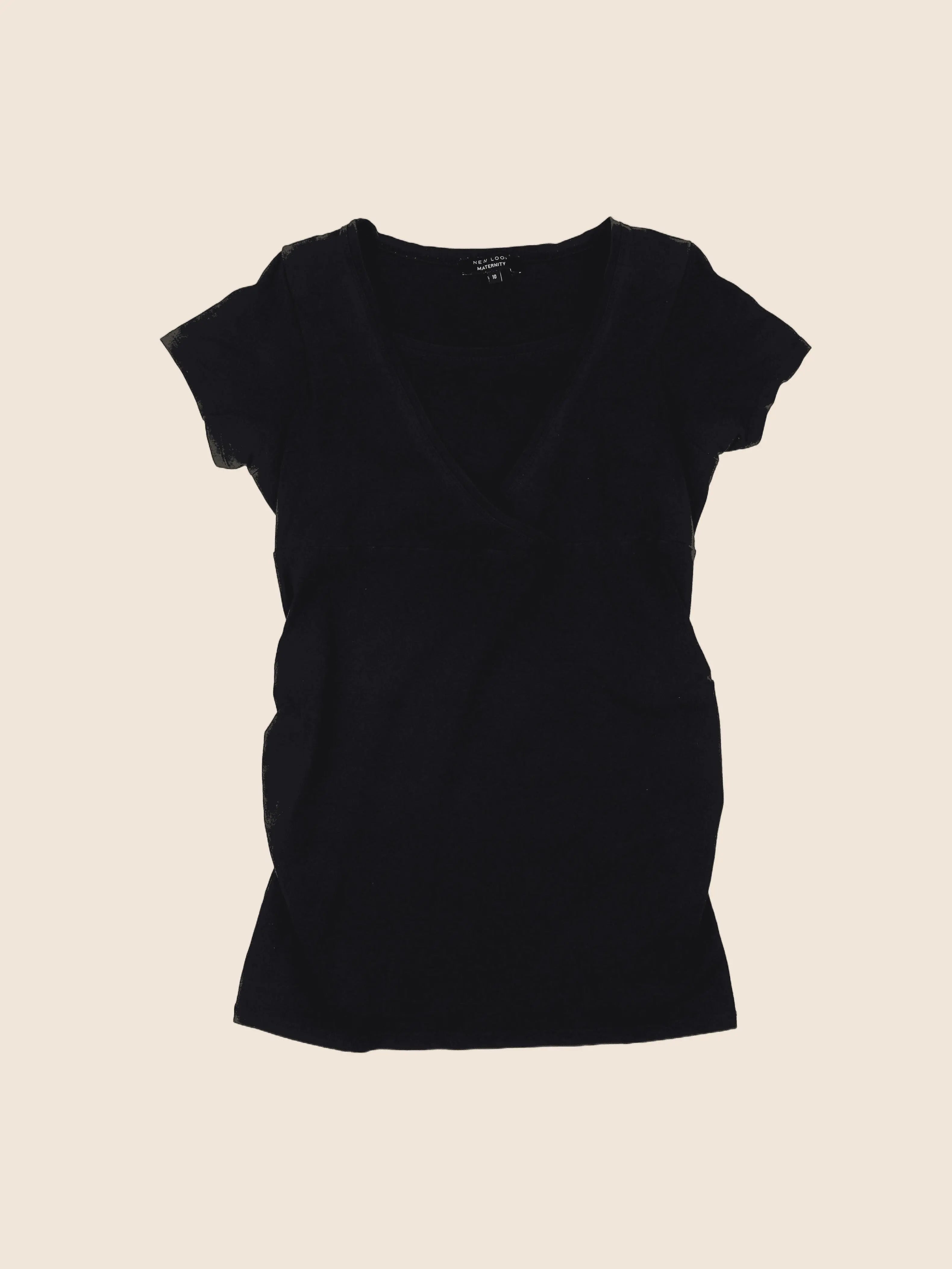 New Look - tee-shirt grossesse noir - 38