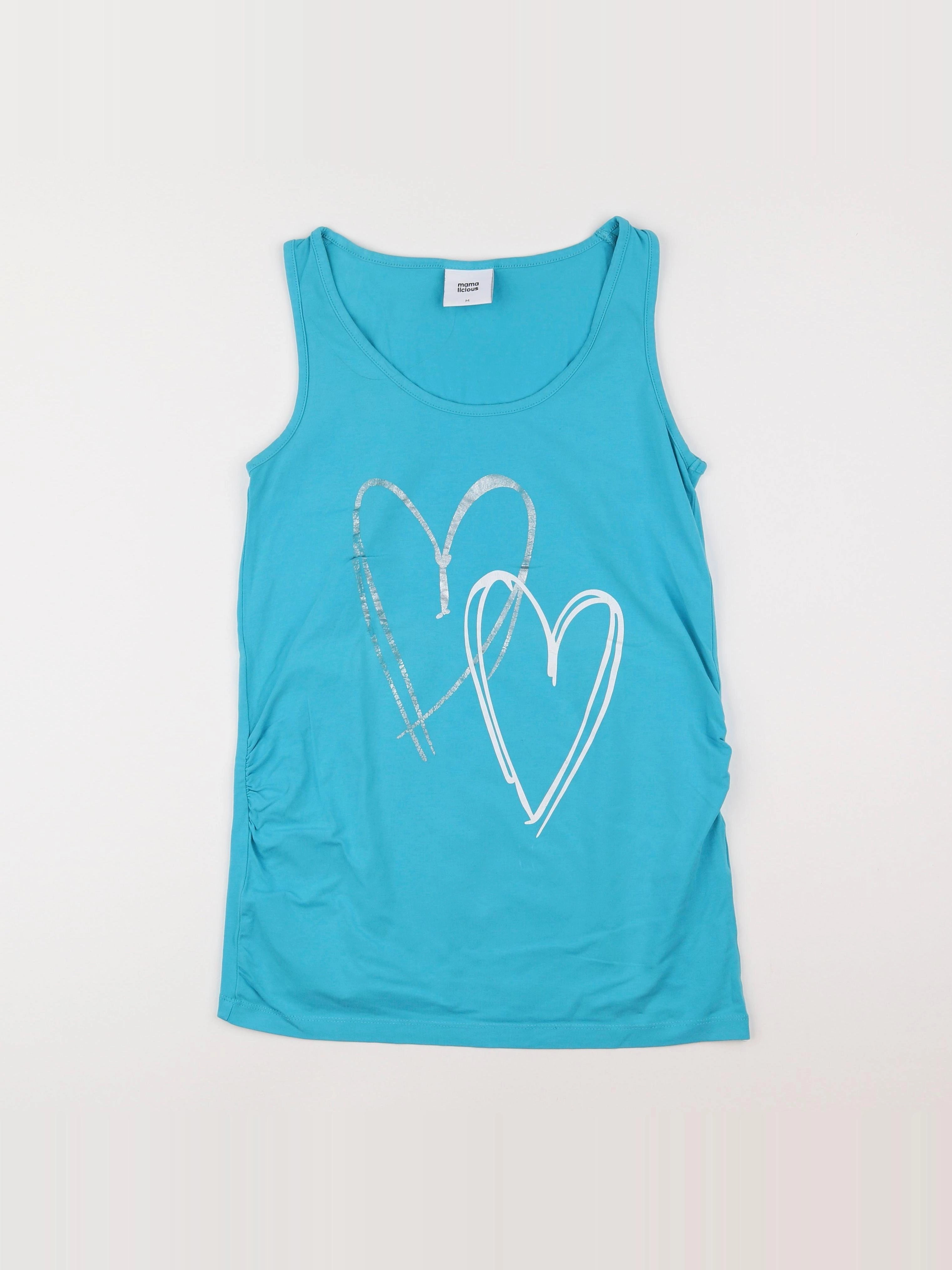 Mamalicious - débardeur grossesse bleu - 38