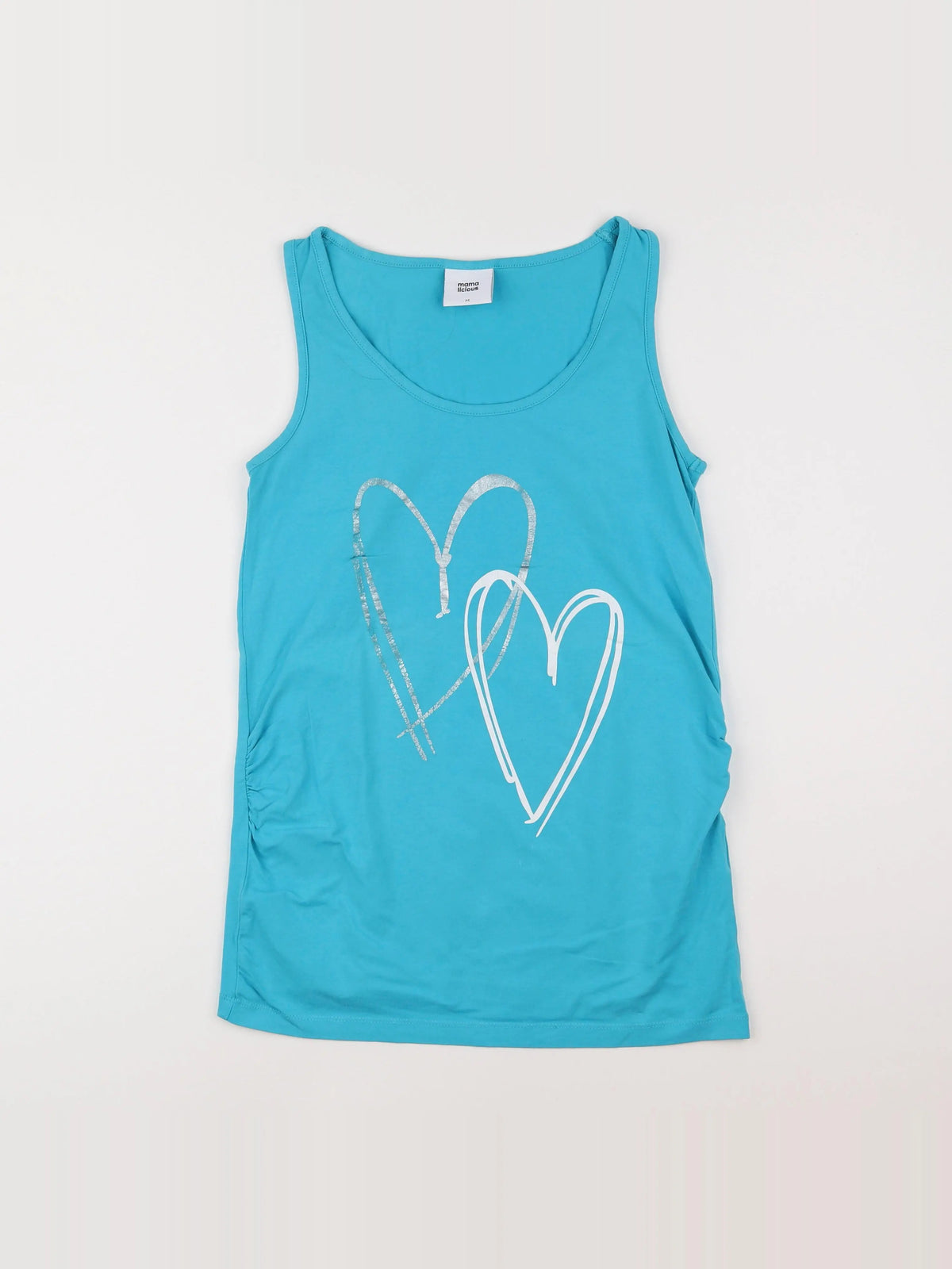 Mamalicious - débardeur grossesse bleu - 38