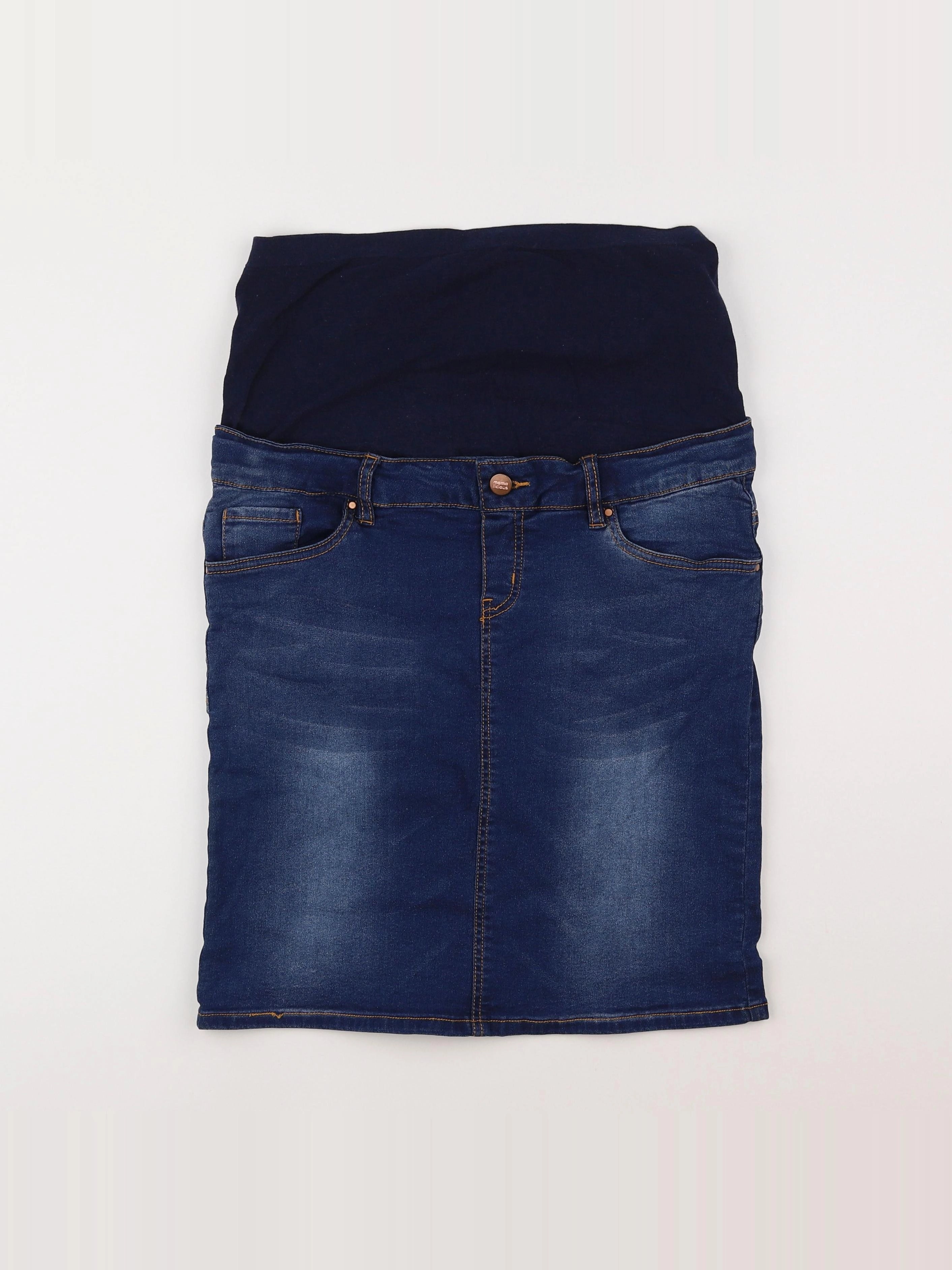 Mamalicious - jupe grossesse bleu - 38