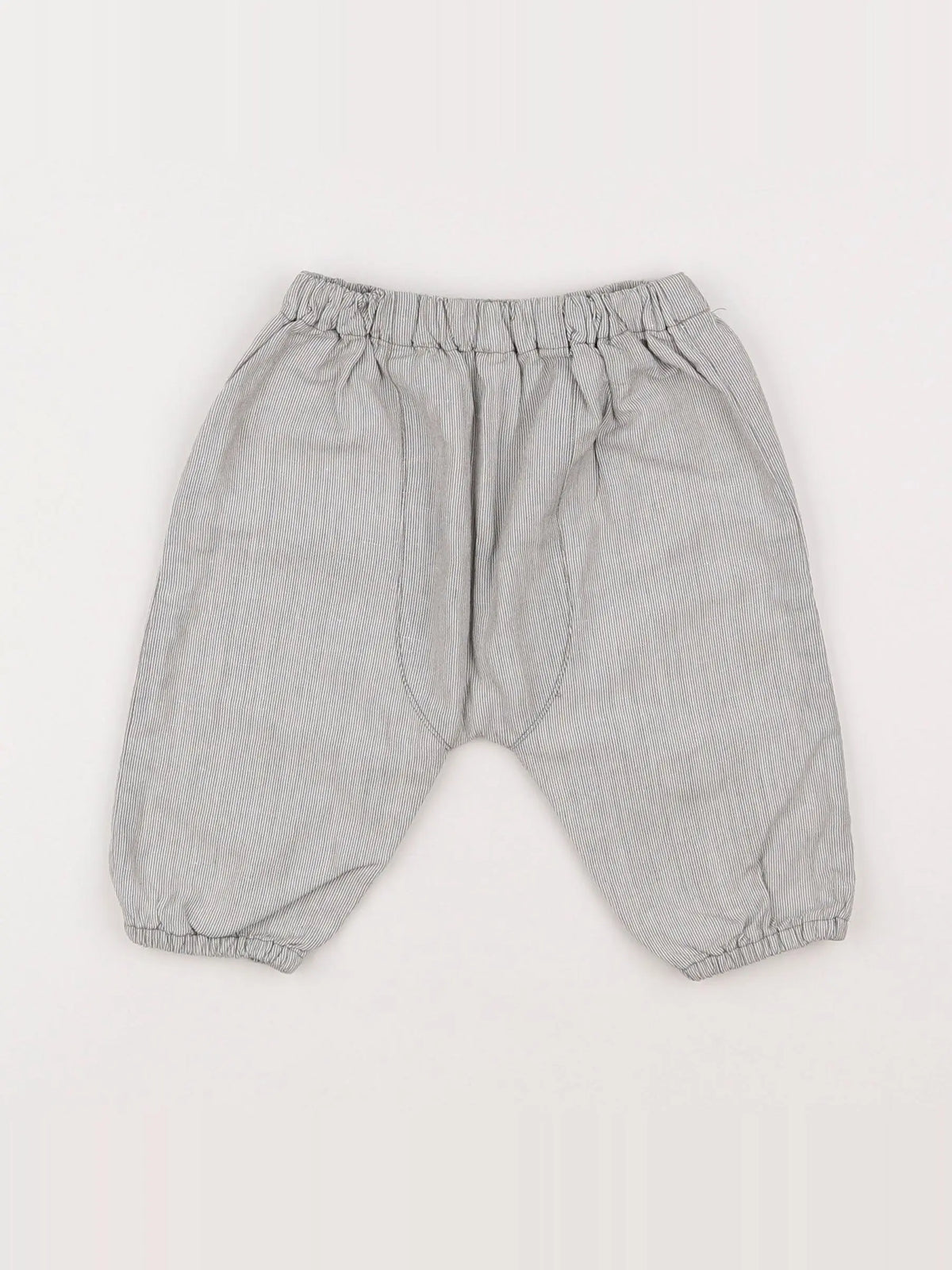 Boutchou - sarouel blanc, gris - 3 mois