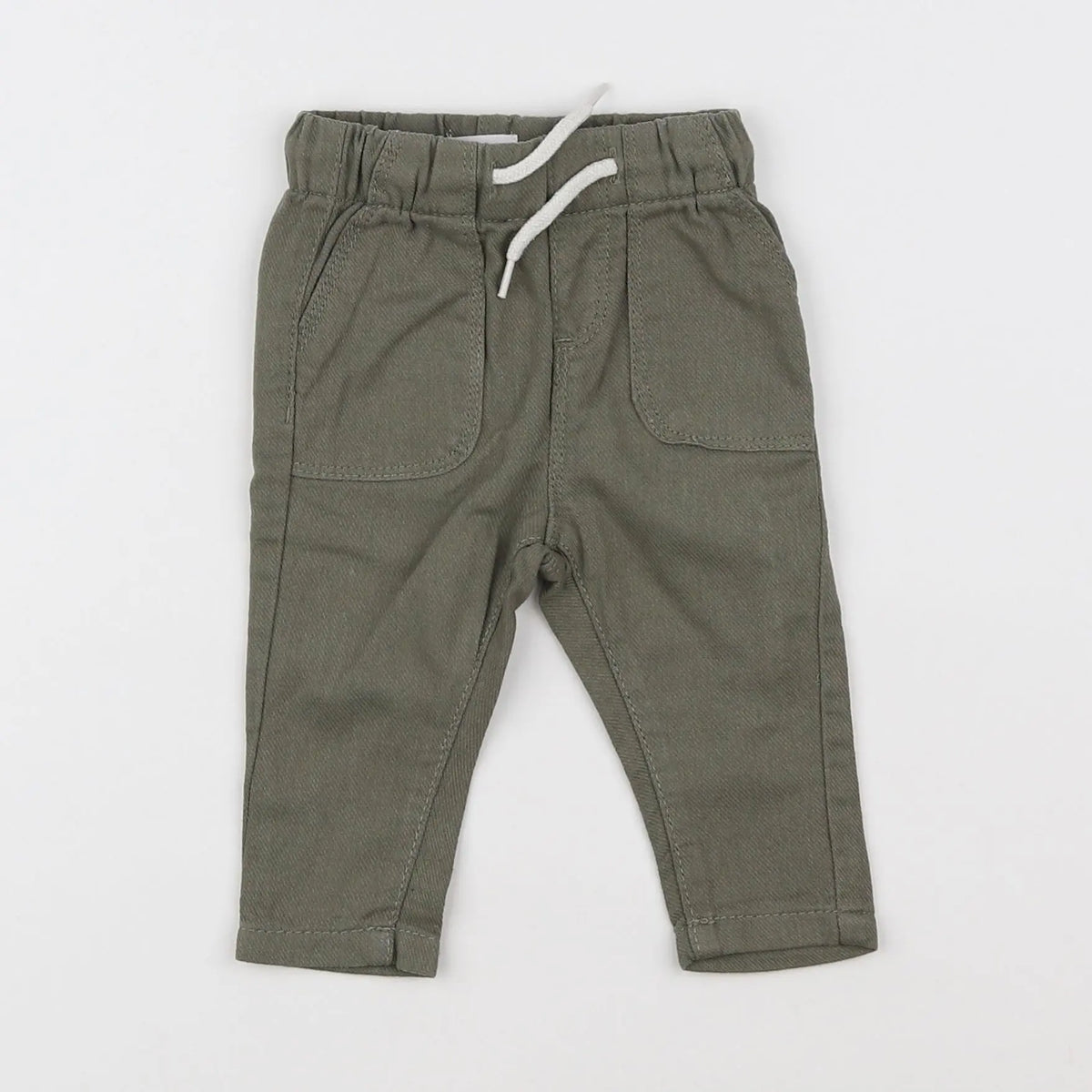Vertbaudet - pantalon vert - 3 mois