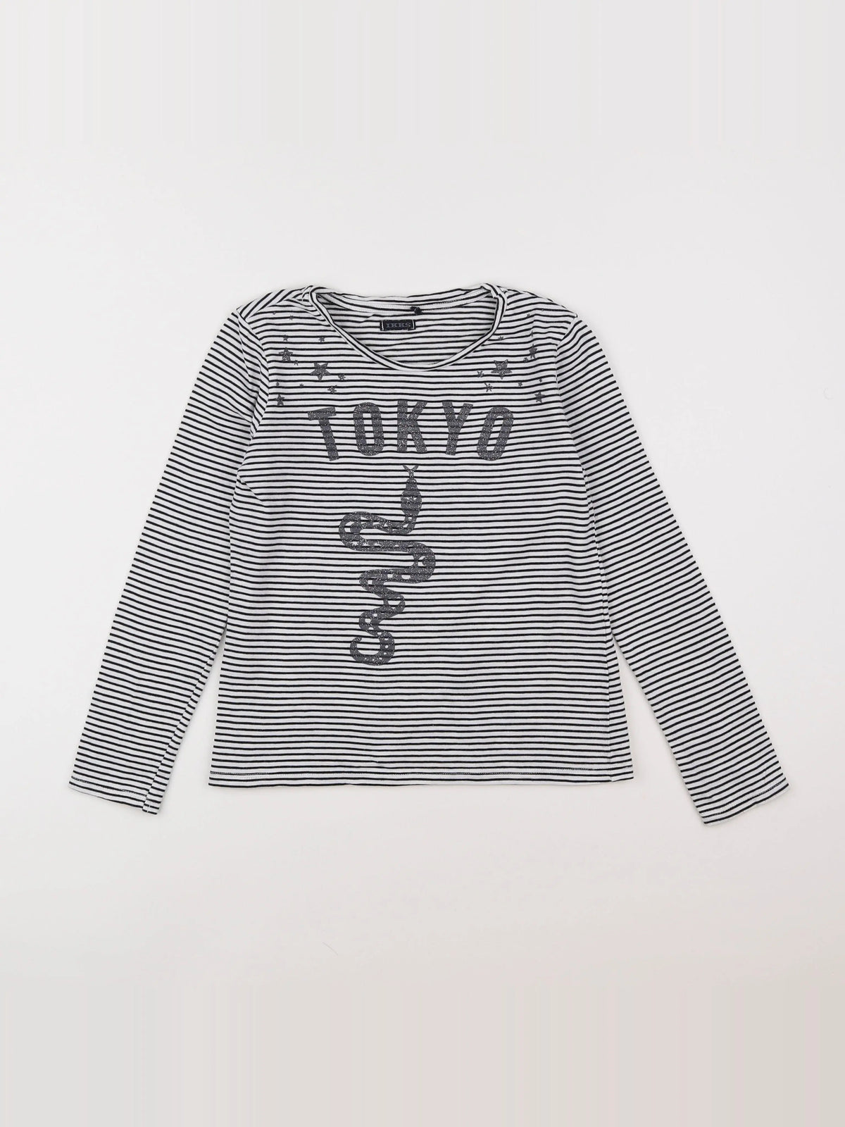 IKKS - tee-shirt gris - 10 ans