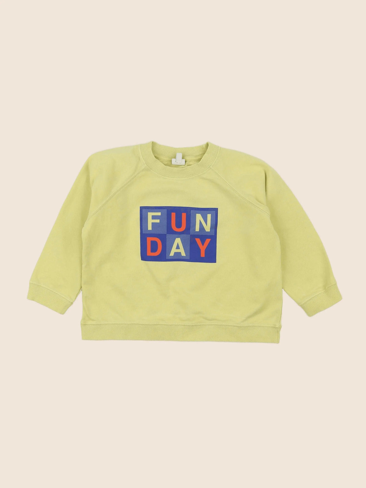 Bonton - sweat jaune - 6 mois