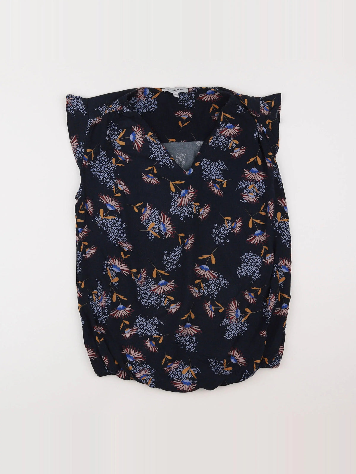 Envie de fraise - blouse grossesse bleu - 36