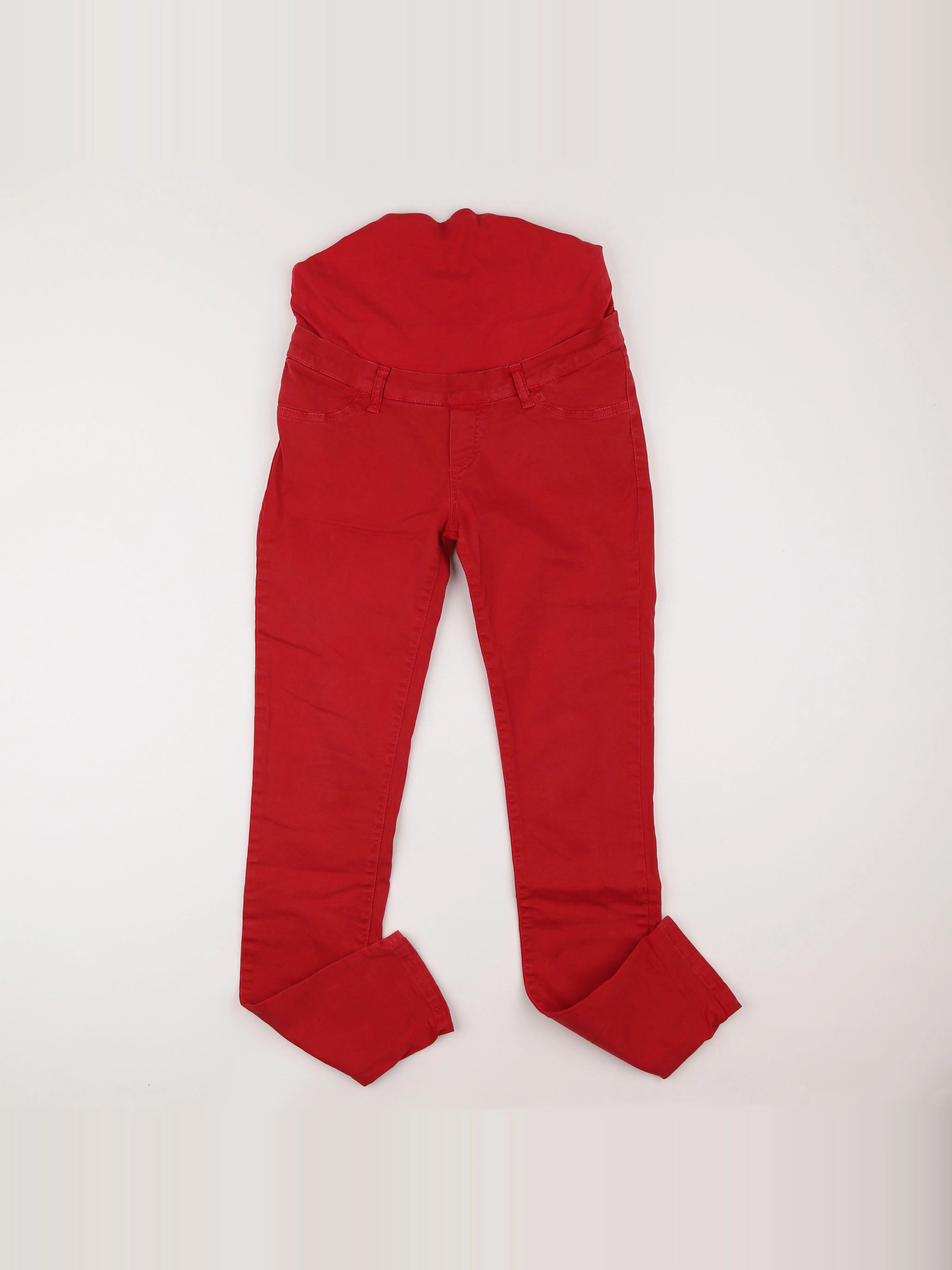 Envie de fraise - jean grossesse rouge - 38