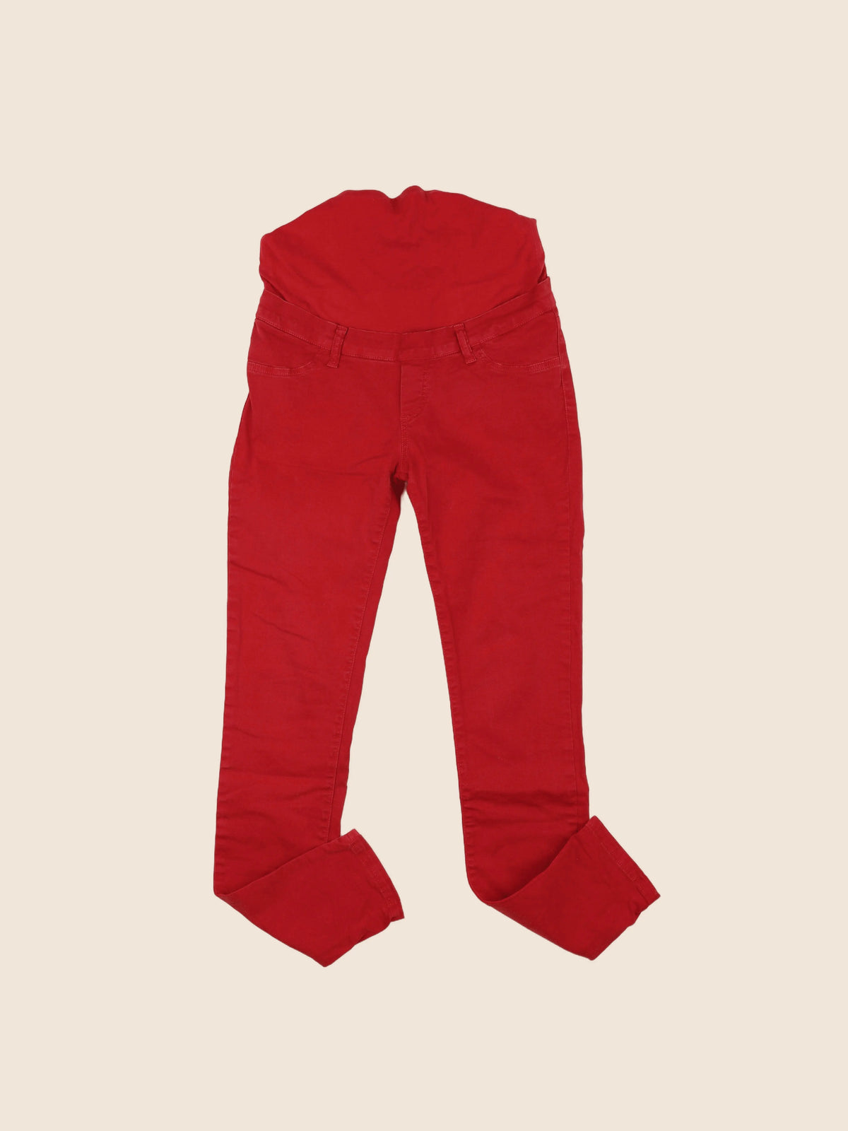 Envie de fraise - jean grossesse rouge - 38