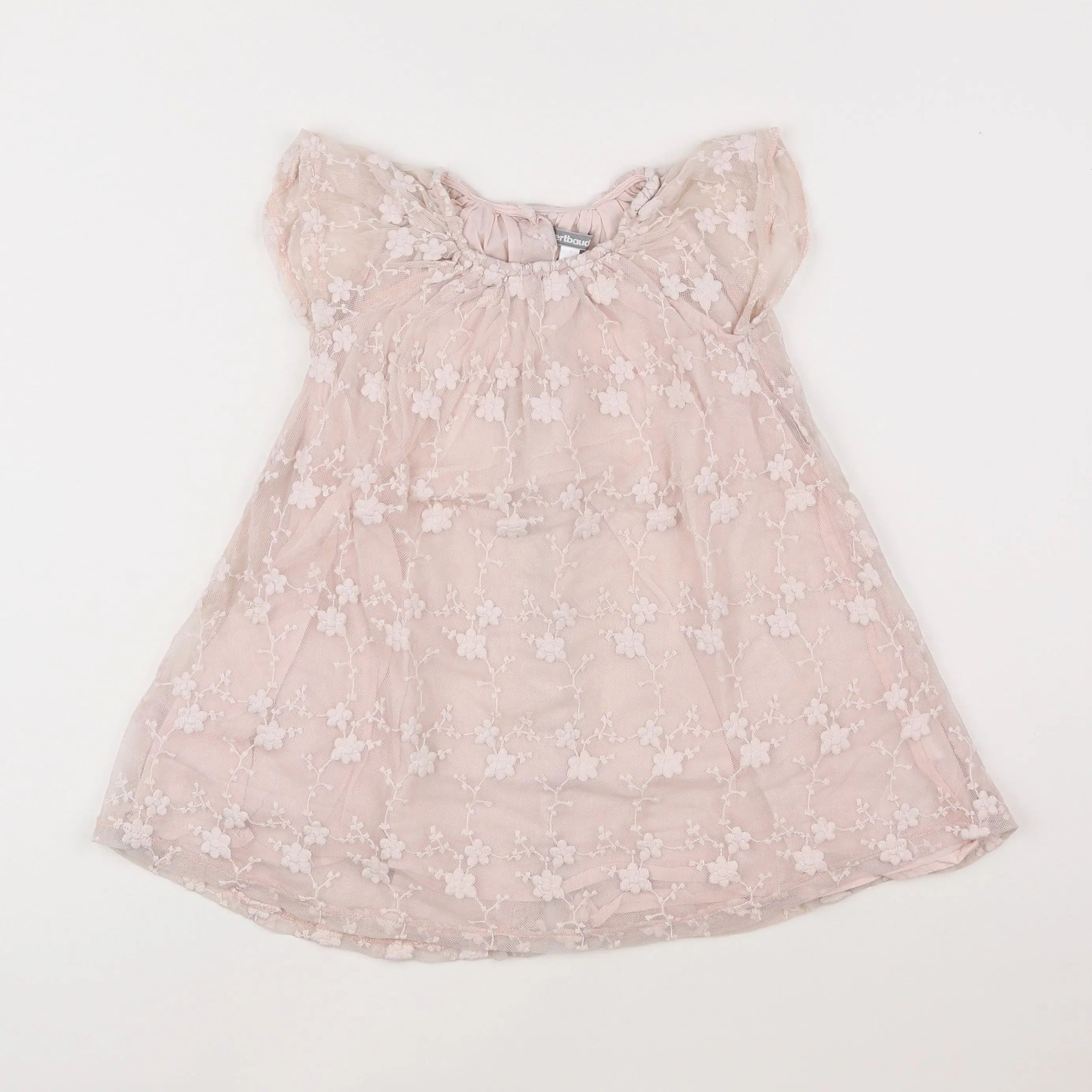 Vertbaudet - robe rose - 3 ans