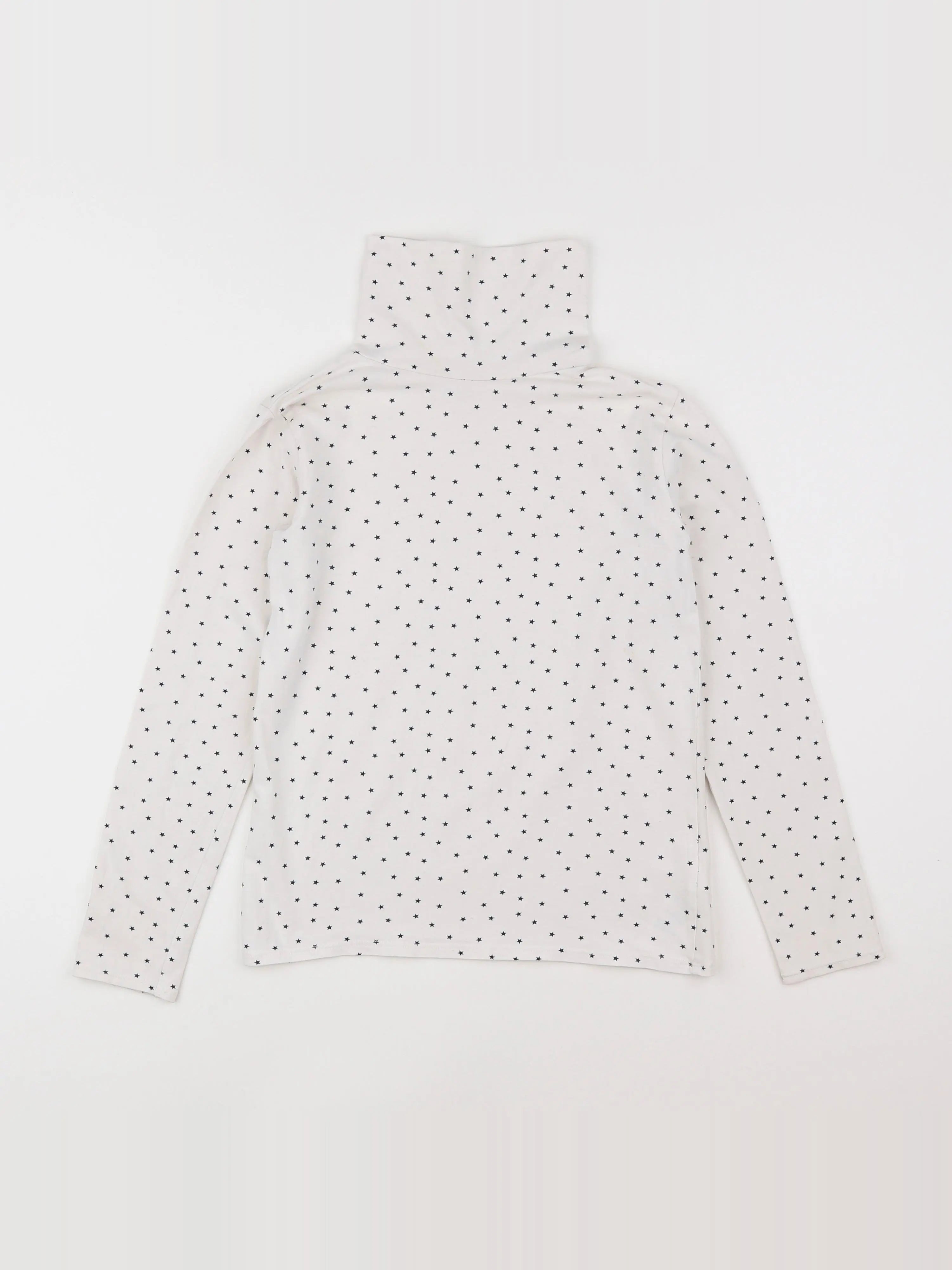 Vertbaudet - sous-pull blanc - 10 ans