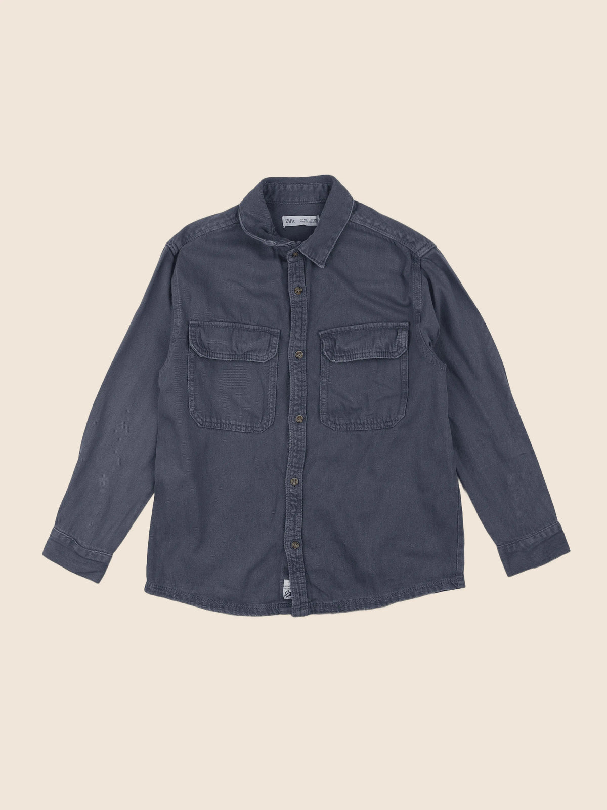 Zara - chemise gris - 10 ans