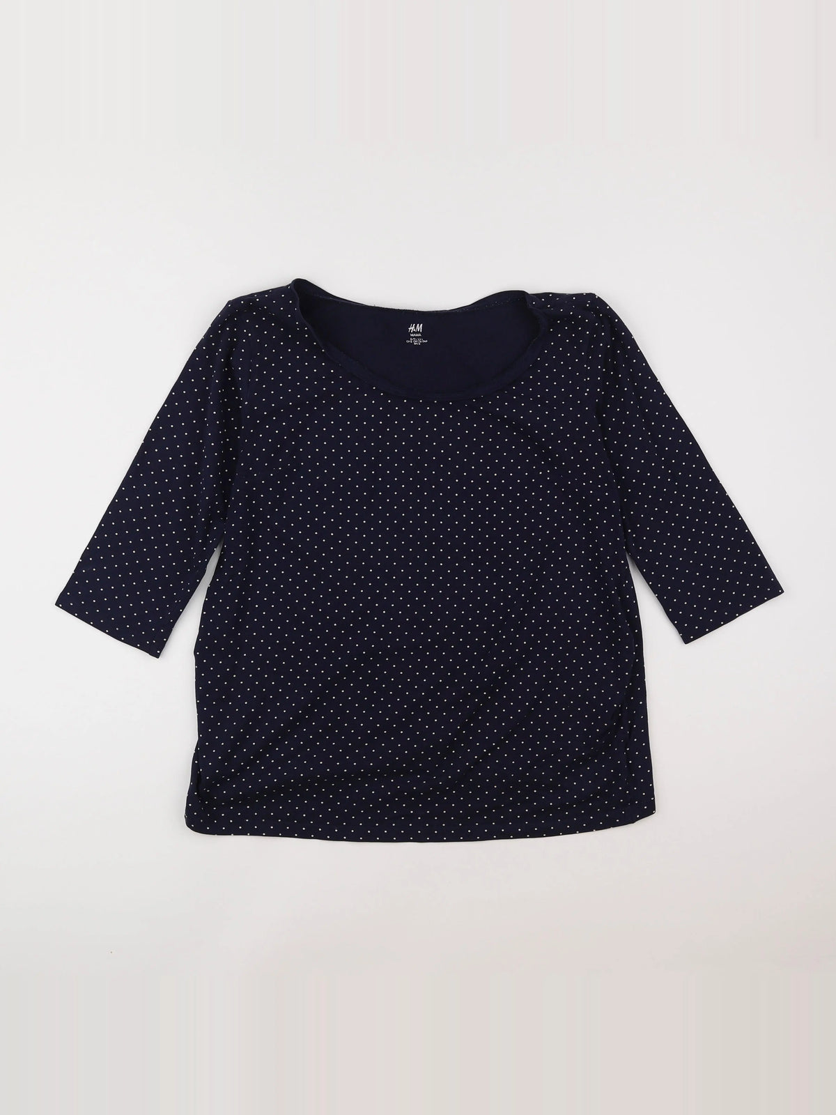 H&M - tee-shirt grossesse bleu - 38