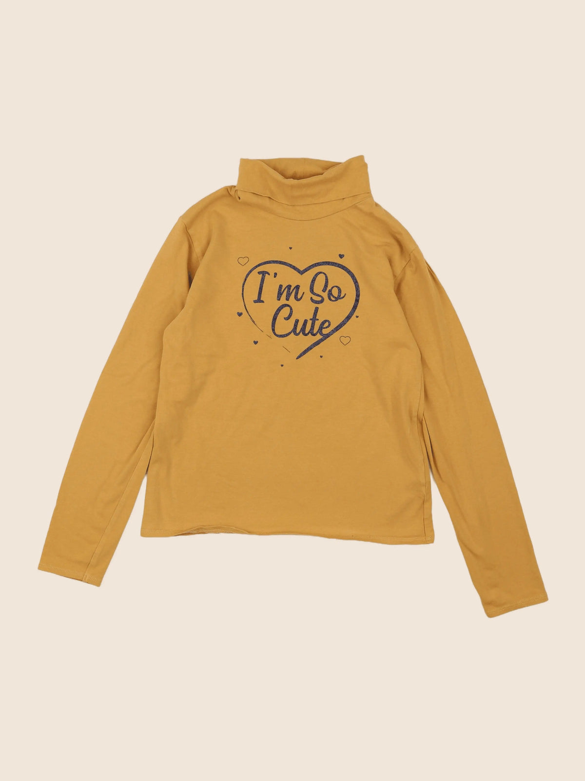 Vertbaudet - sous-pull jaune - 10 ans