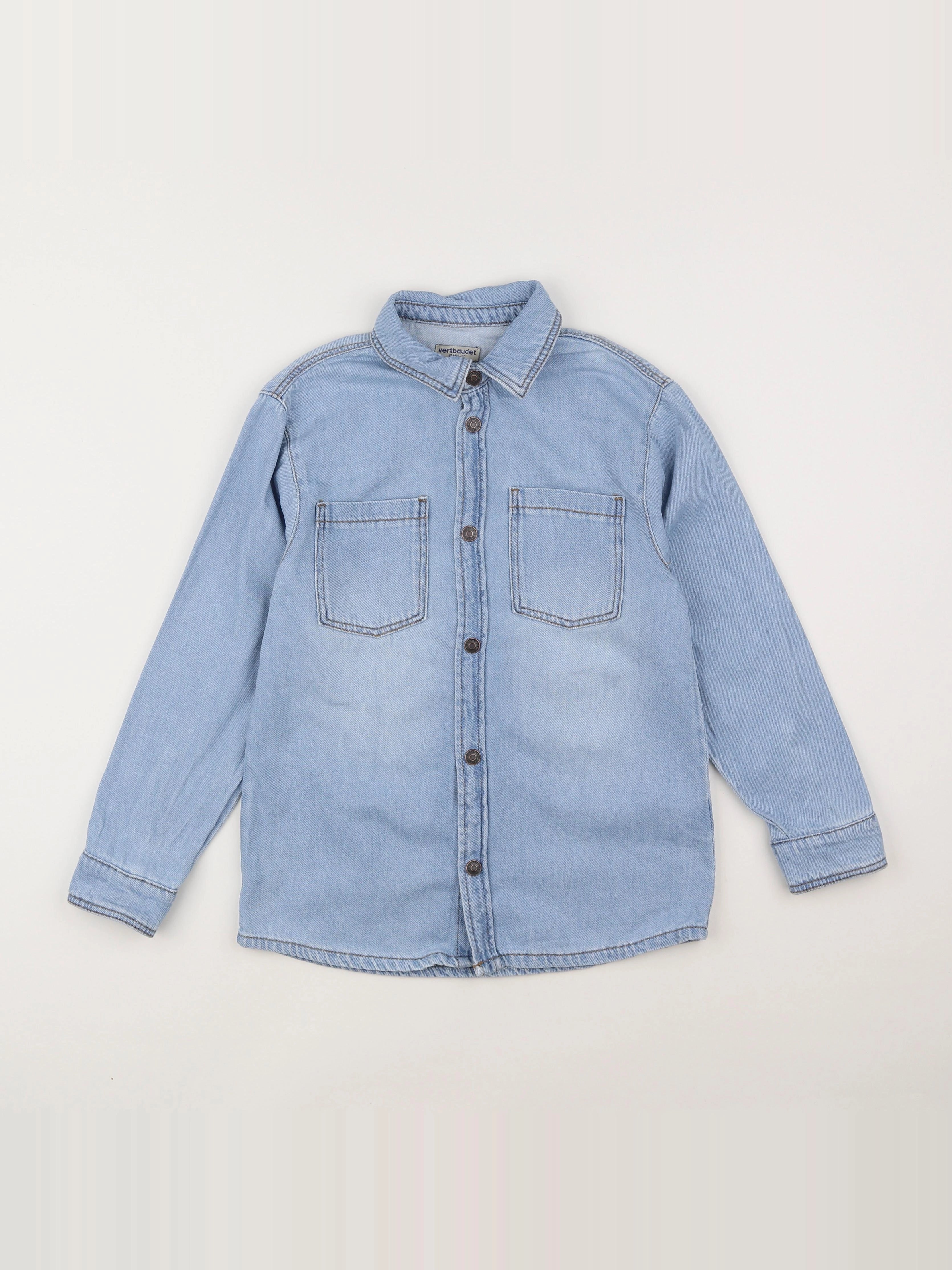 Vertbaudet - chemise bleu - 10 ans