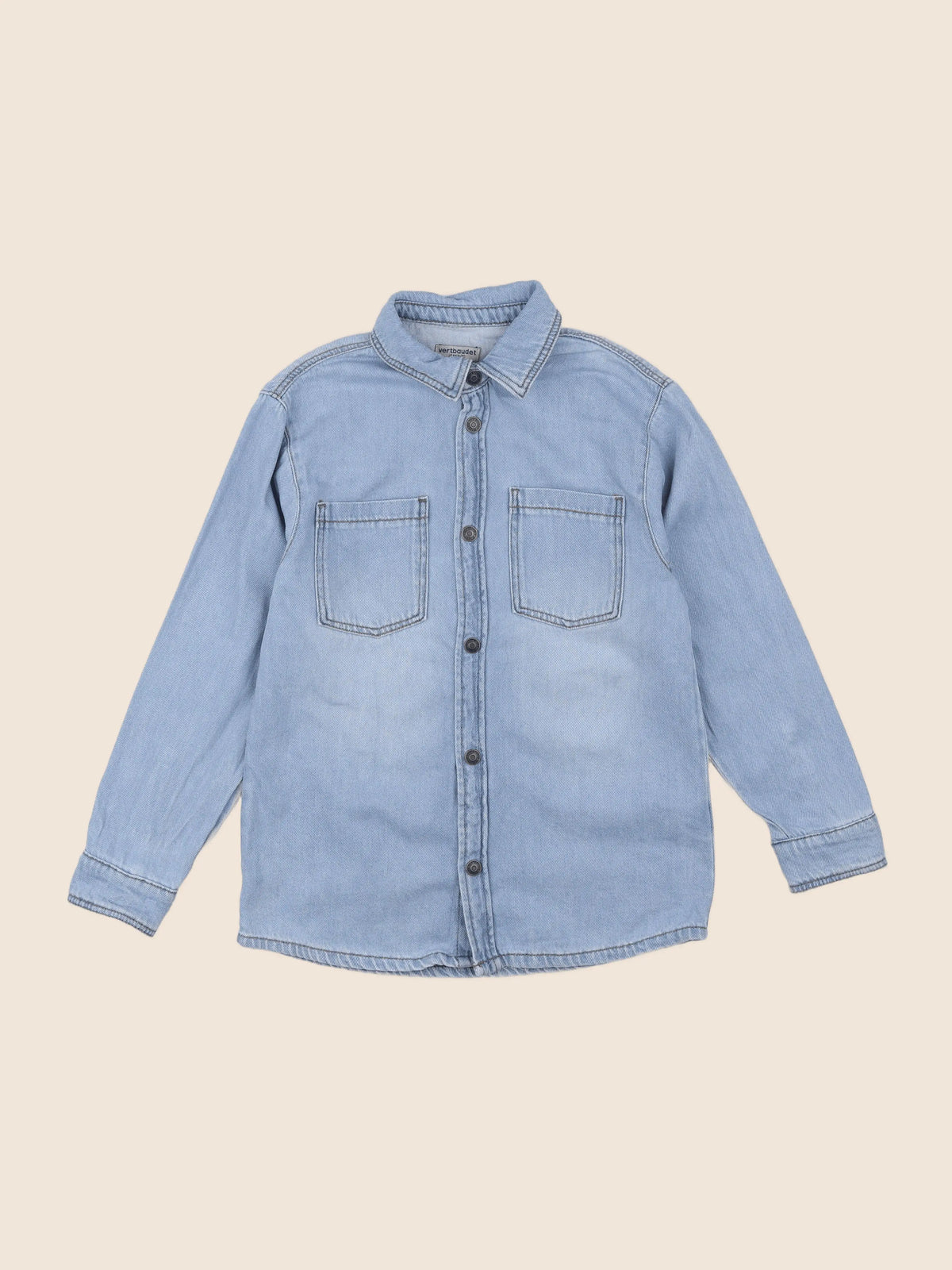 Vertbaudet - chemise bleu - 10 ans