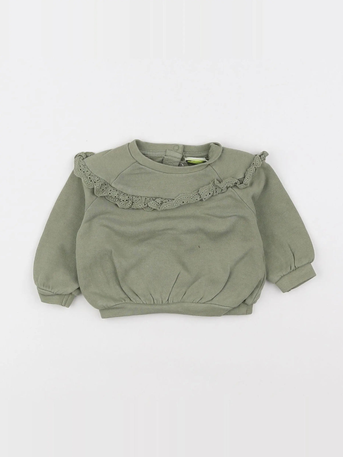 Tape à l'oeil - sweat vert - 3 mois