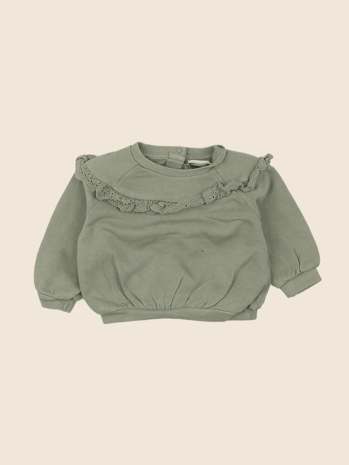 Tape à l'oeil - sweat vert - 3 mois