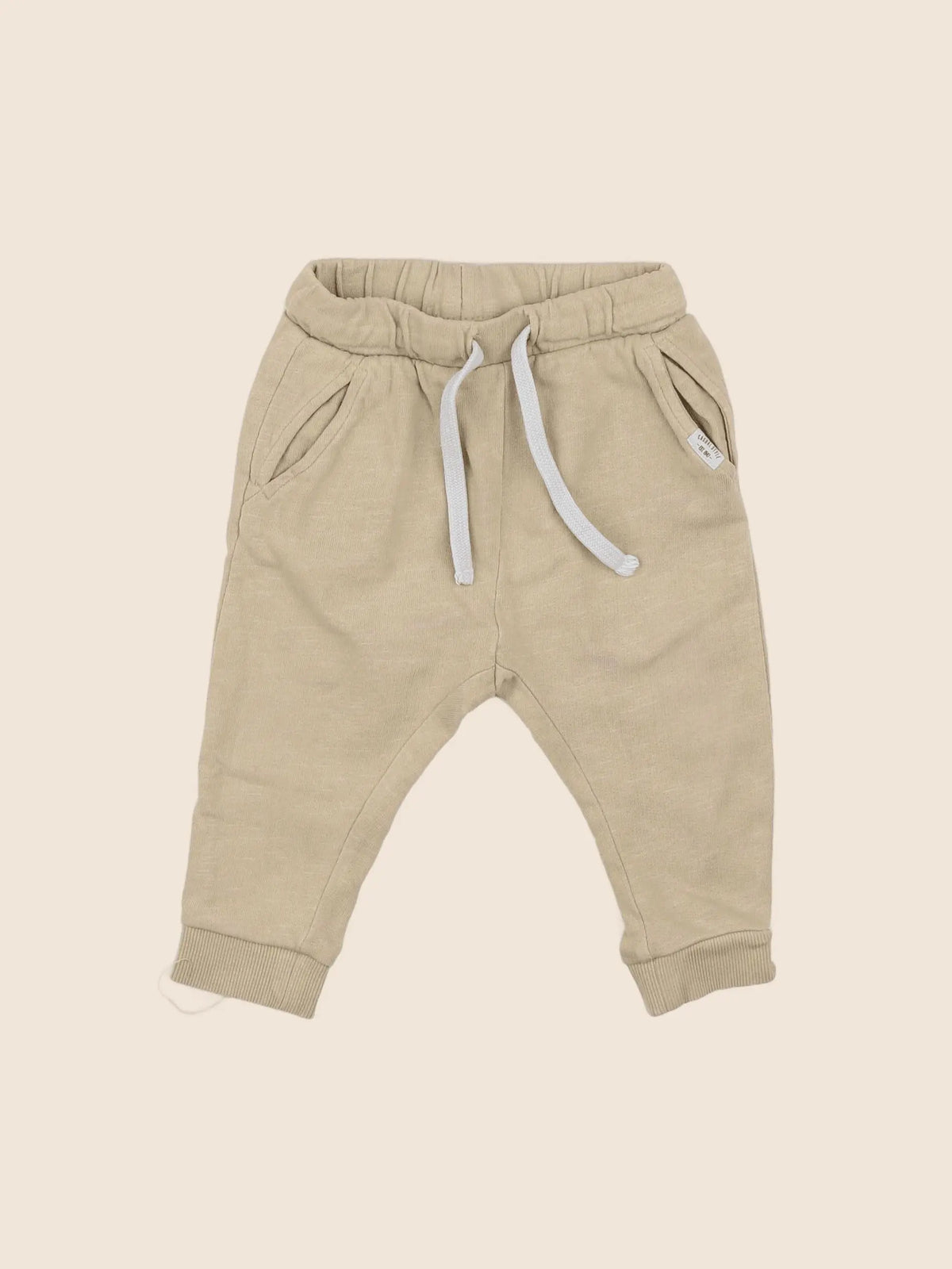 H&M - jogging jaune - 6/9 mois