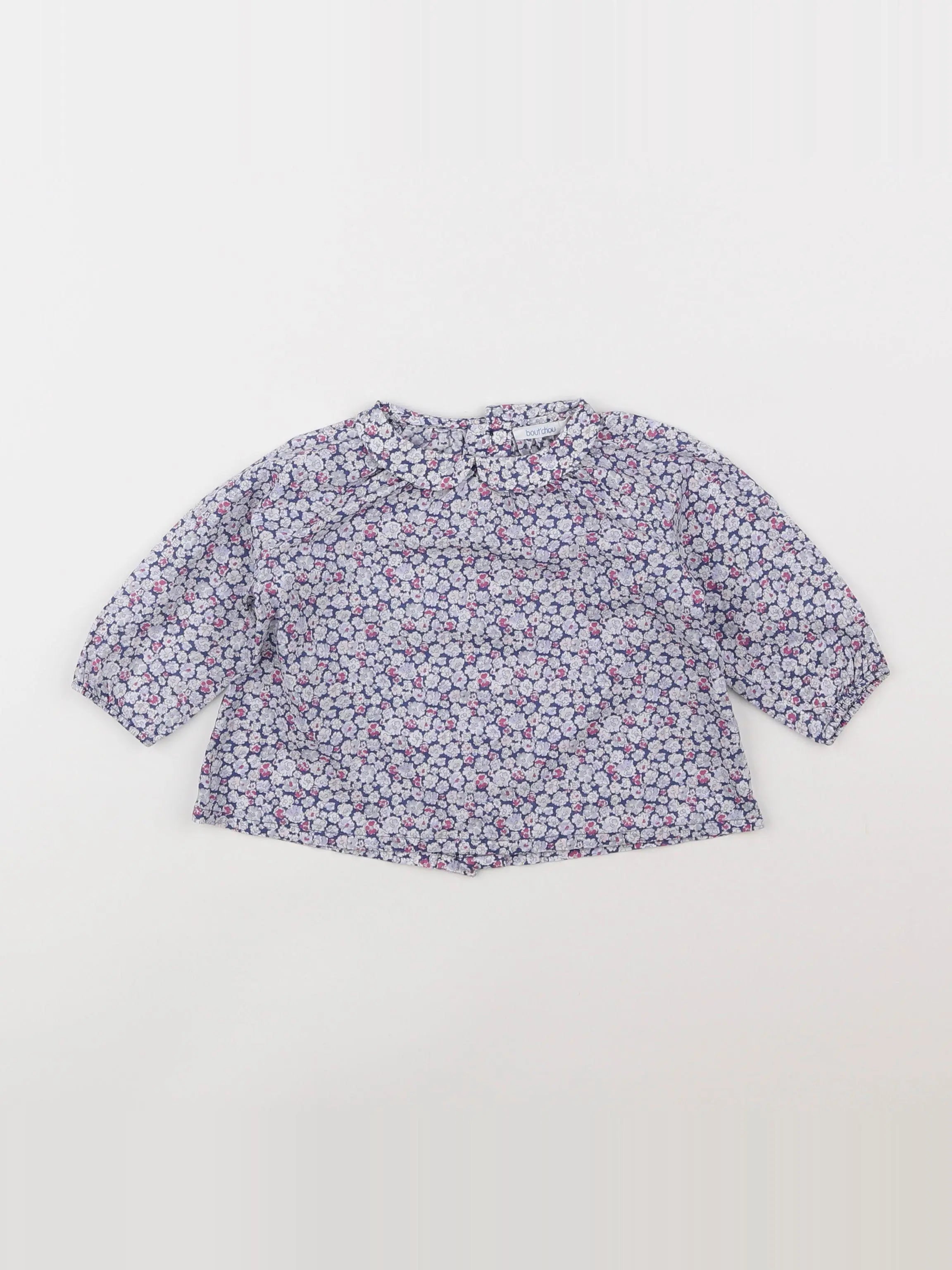 Boutchou - blouse multicolore - 6 mois
