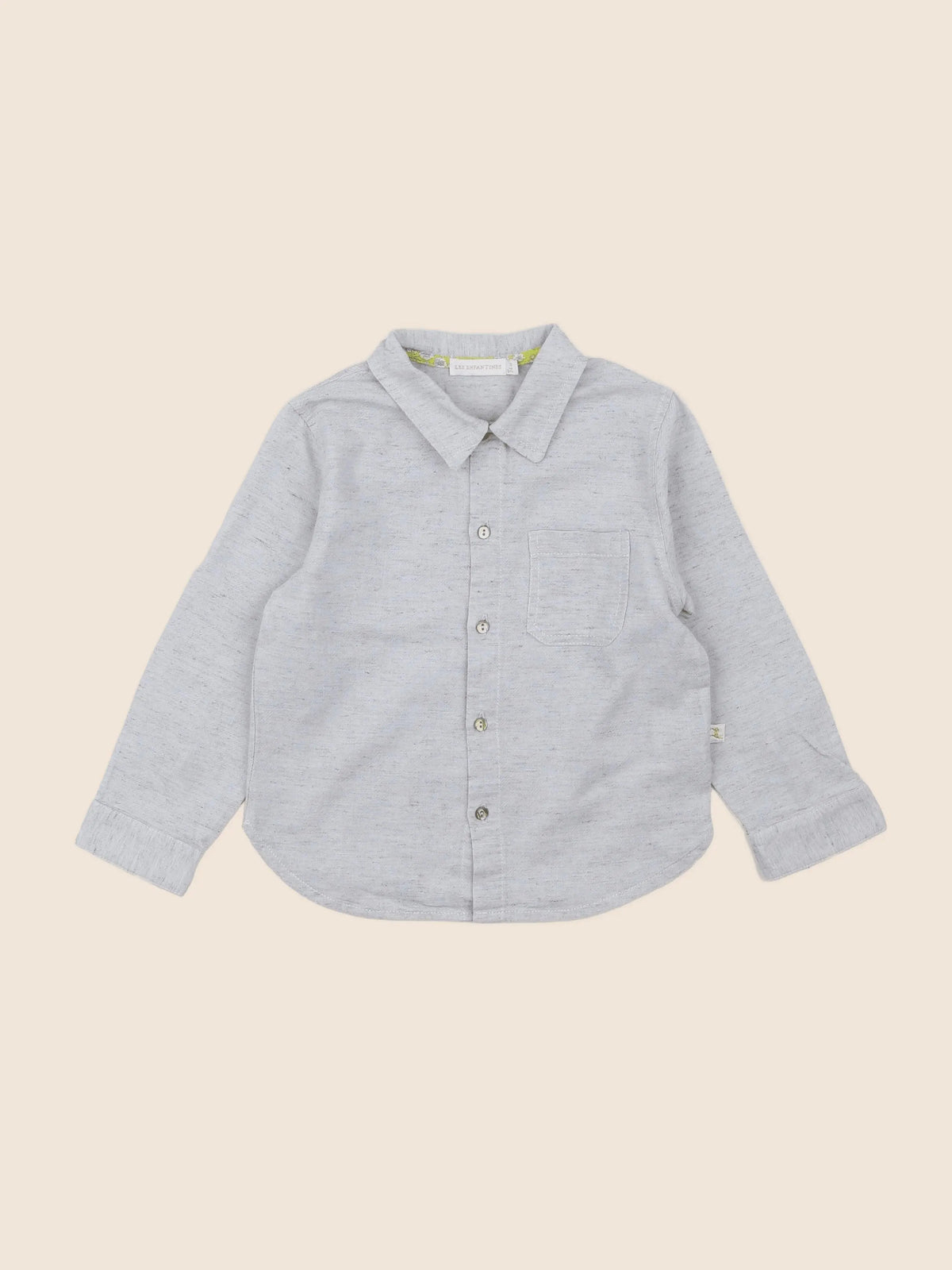Les Enfantines - chemise gris - 3 ans