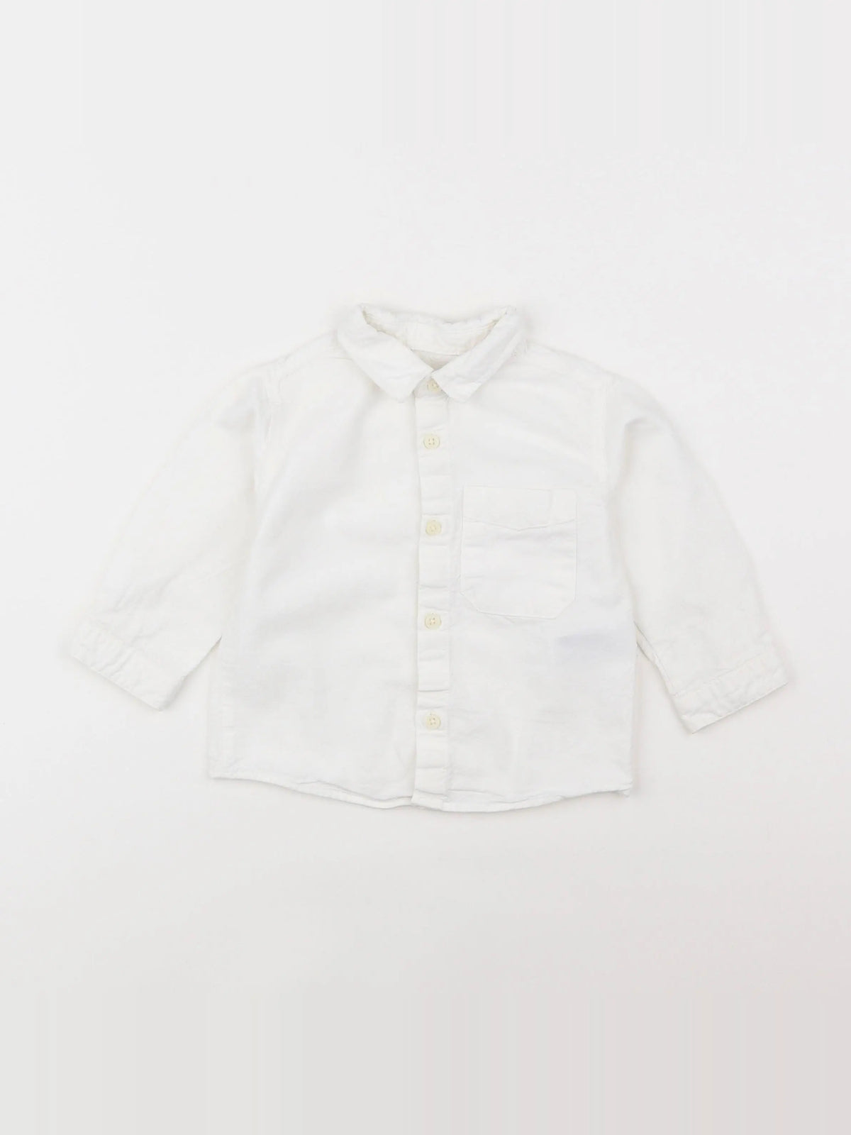 Zara - chemise blanc - 9/12 mois