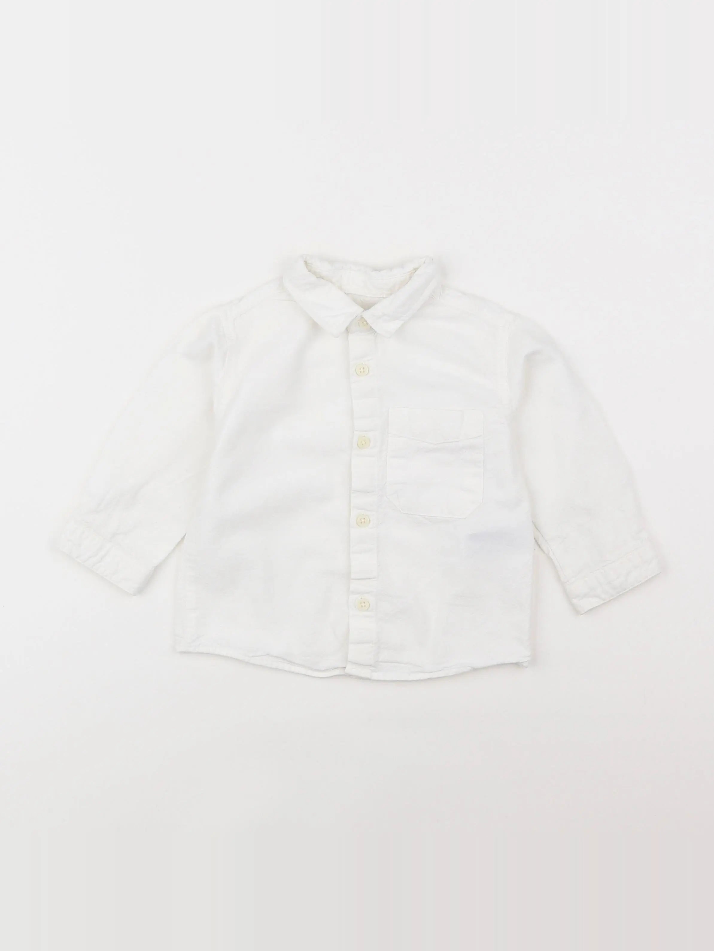 Zara - chemise blanc - 9/12 mois