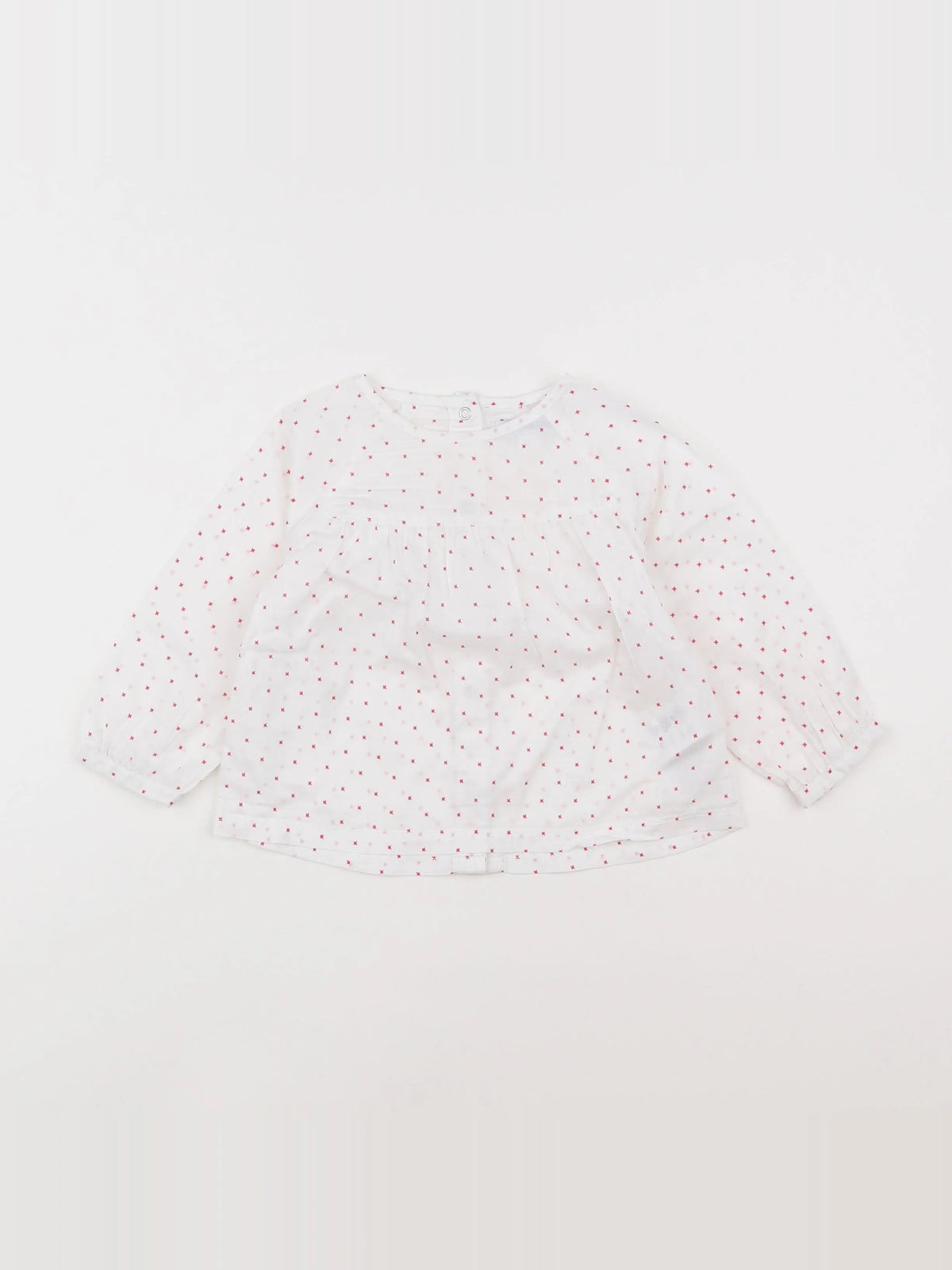 Vertbaudet - blouse blanc - 18 mois